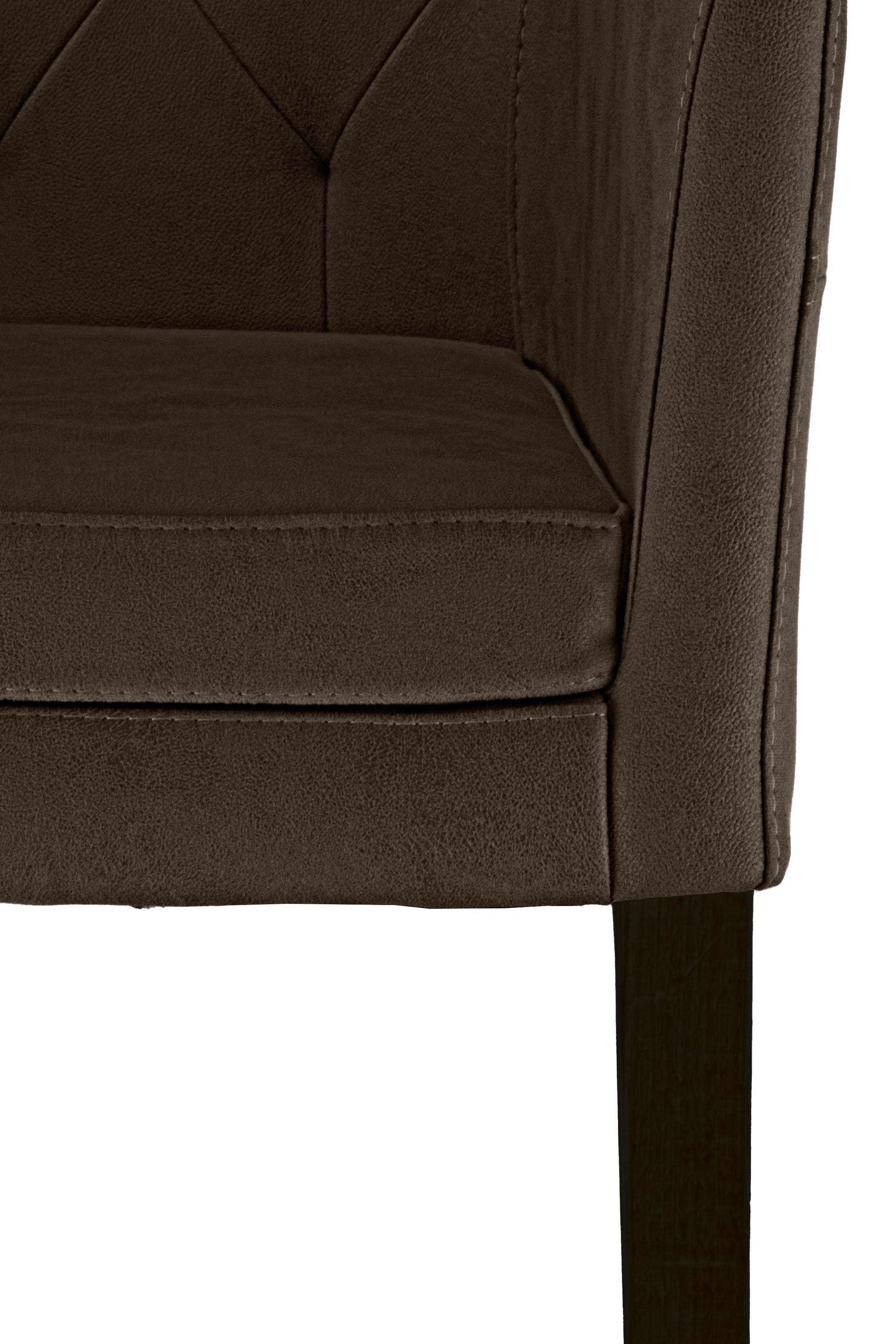 Home affaire Chaise avec accoudoirs »Colorado« () 1 cuisGestell aus Massivholz