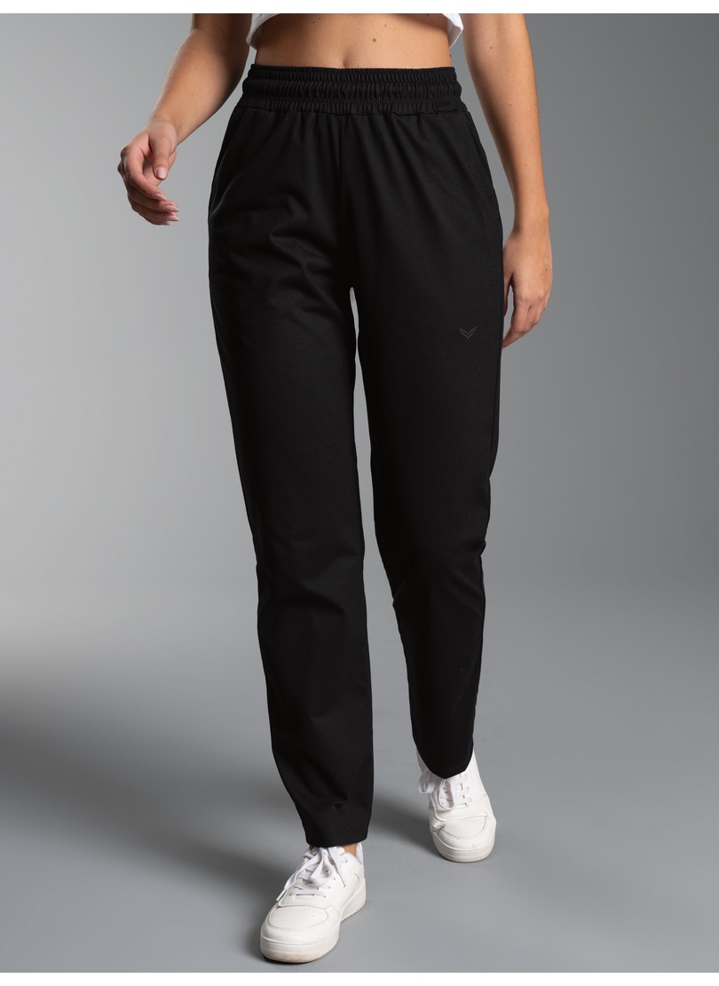 Trigema Jerseyhose »TRIGEMA Hose DELUXE Baumwolle«