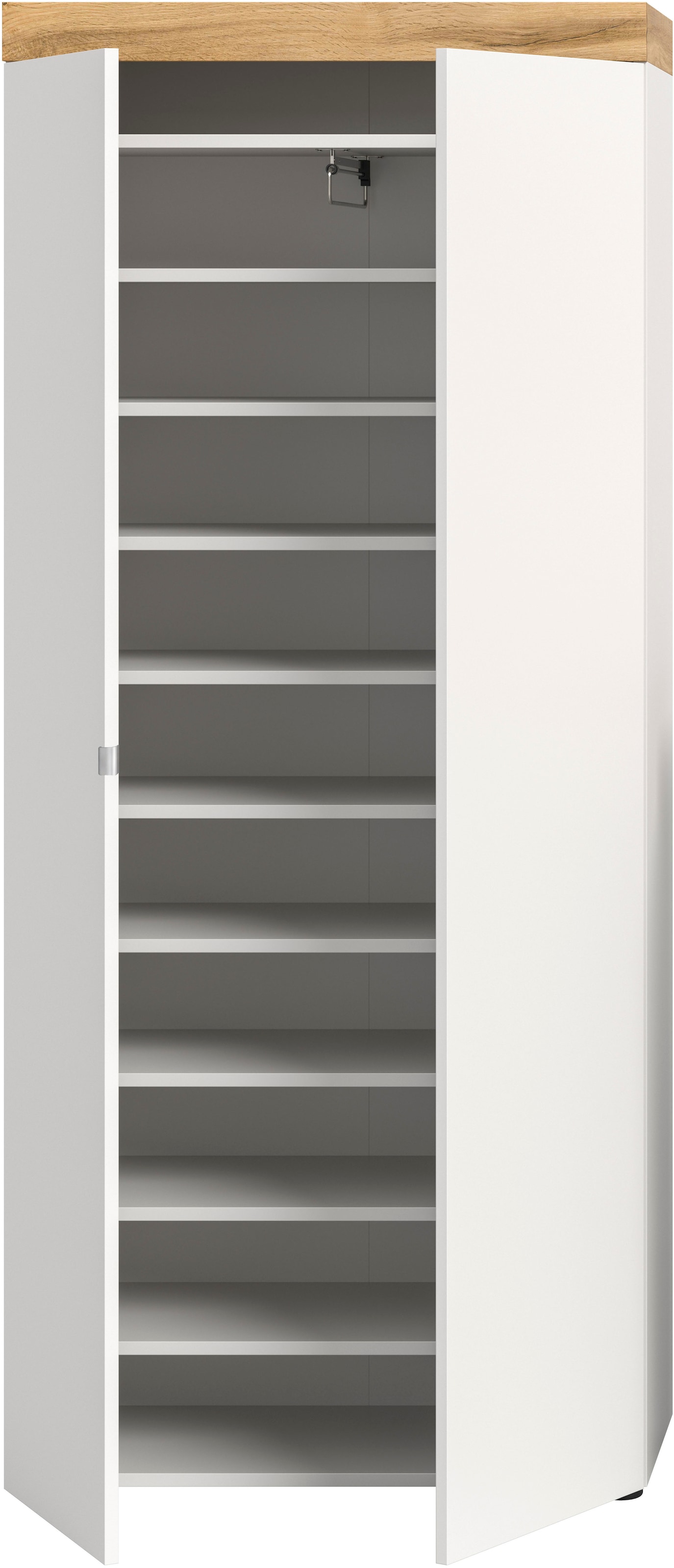 GOODproduct Armoire à chaussures »MAMBO II, Höhe 179 cm, 2 Türen, 9 Einlegeböden« 1 cuis tlg. armoire à chaussures, commode à chaussures, couloir, entrée