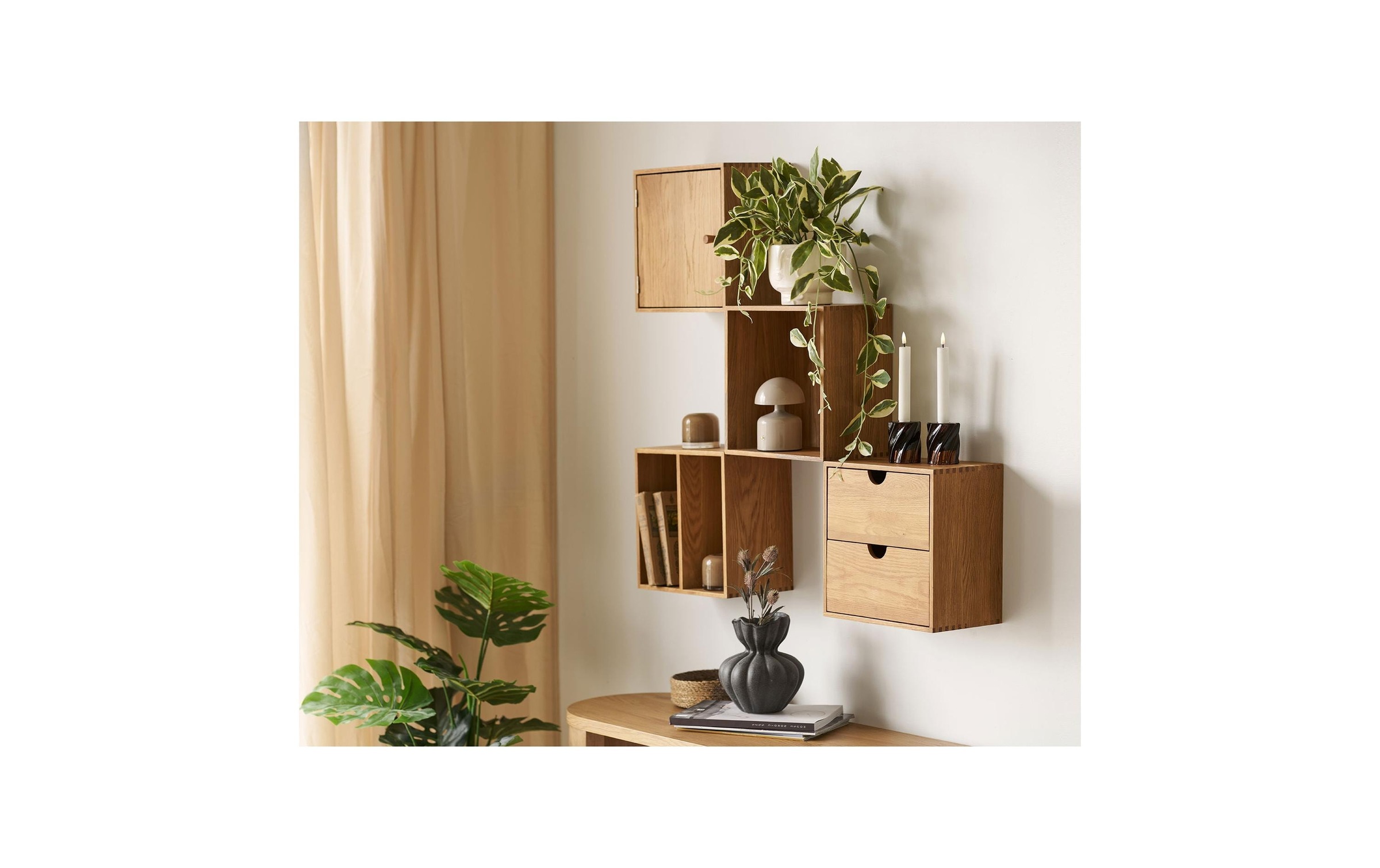 House Nordic Wandregal »Townsville 30 x 18 x 30 cm«