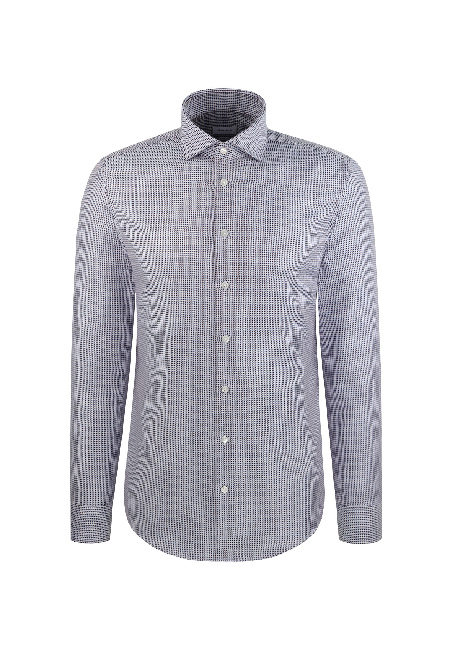 seidensticker Chemise d'affaires »Schwarze Rose« Regular 1/1 Kentkragen Pepita