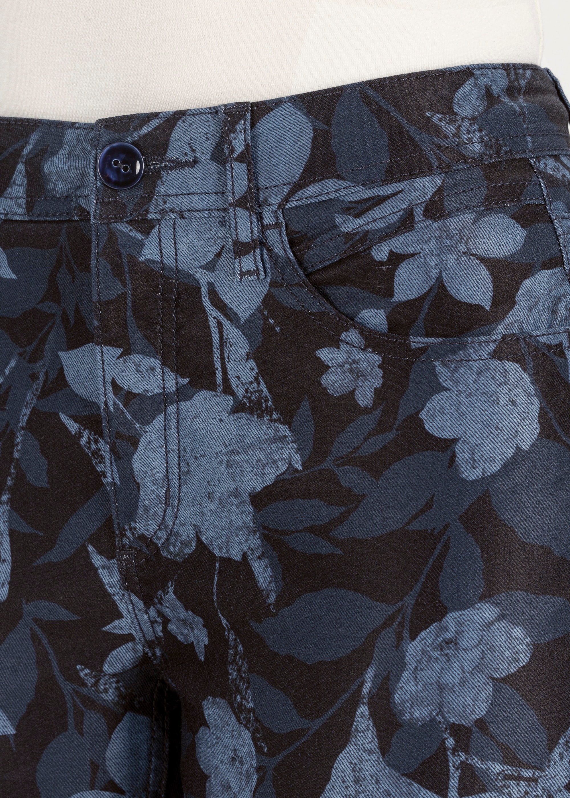 Stehmann Taillenhose  mit All-Over Print