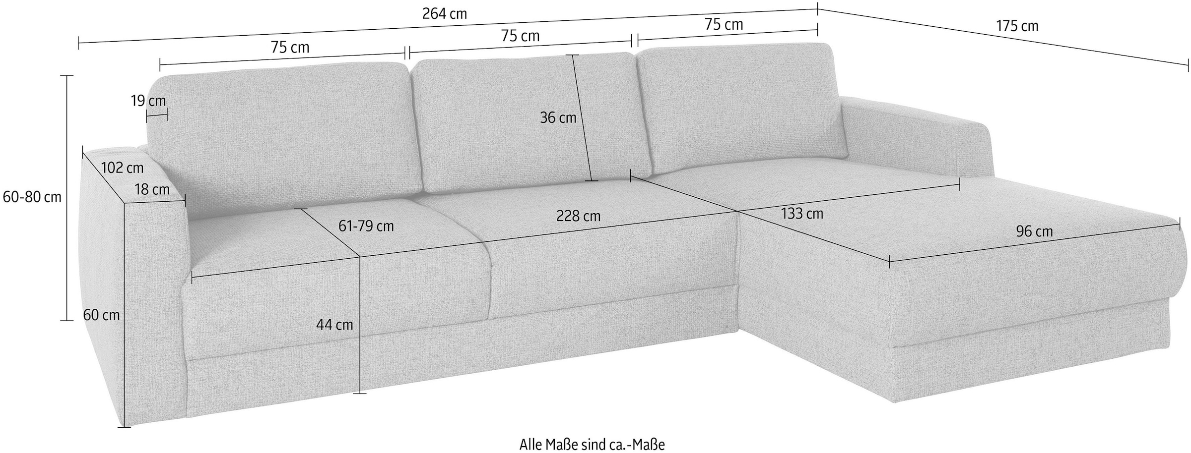 GOODproduct Canapé d'angle »Hobro L-Form« in 3 Bezugsqualitäten in vielen Farben, Design by Morten Georgsen