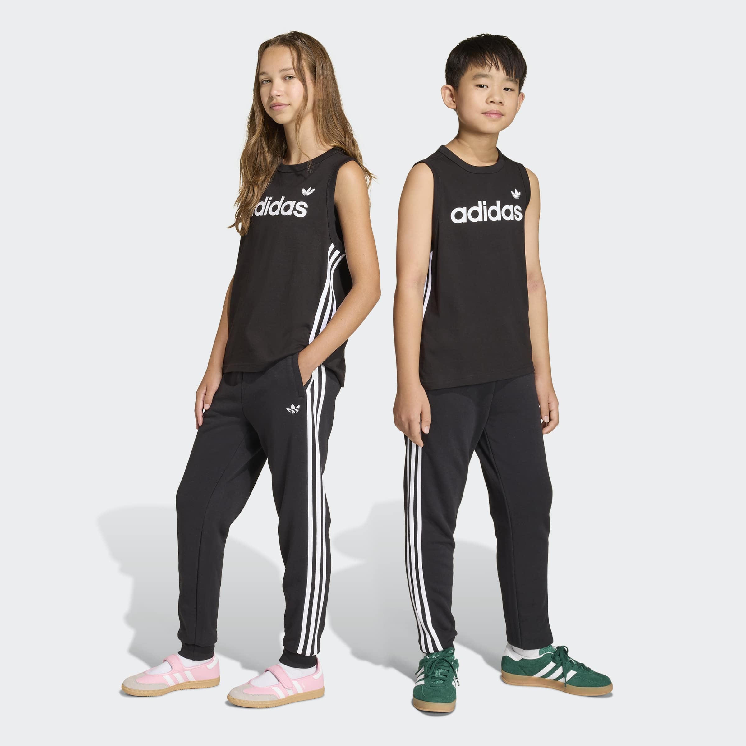 adidas Originals Pantalon de sport »3S PANTS«  pour enfants, avec élastique, en coton et polyester