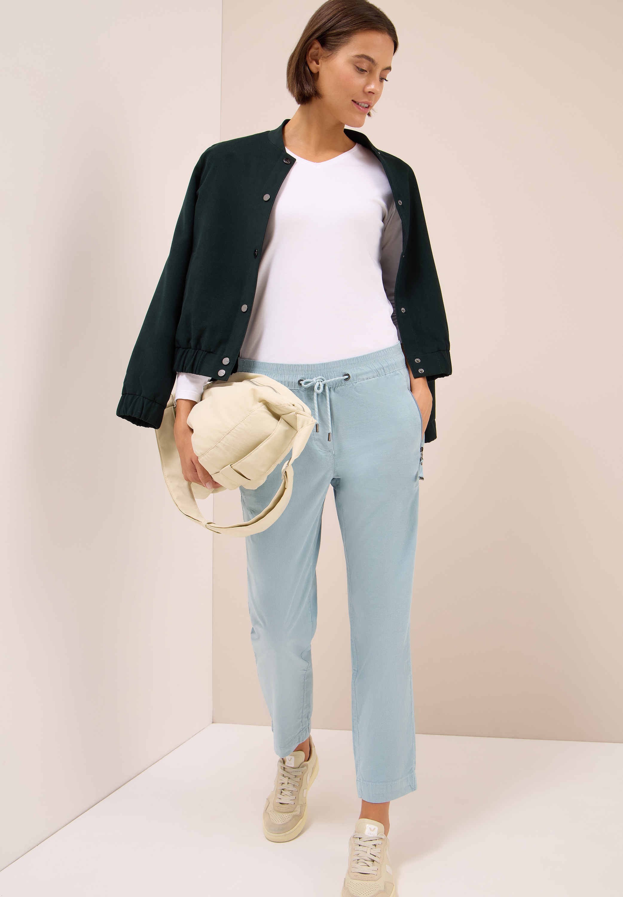 Cecil Pantalon en velours côtelé »Style Tracey«  mit Tunnelzug