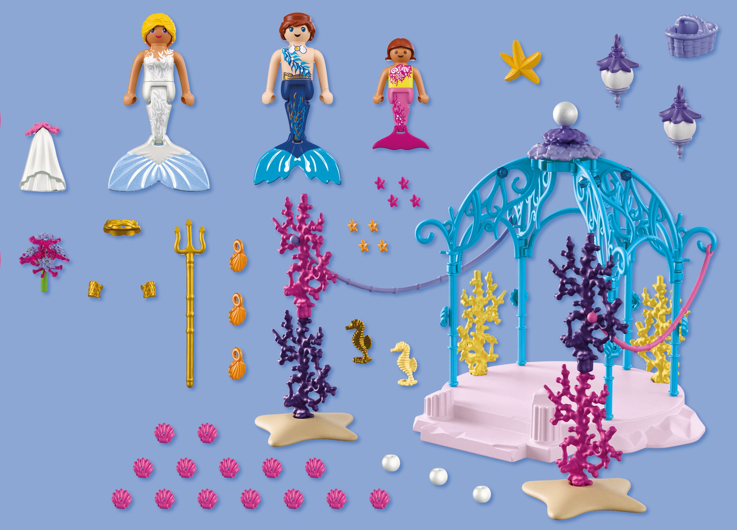Playmobil® Konstruktions-Spielset »Unterwasserhochzeit (72104), Fantasy & Magic« Made in Europe