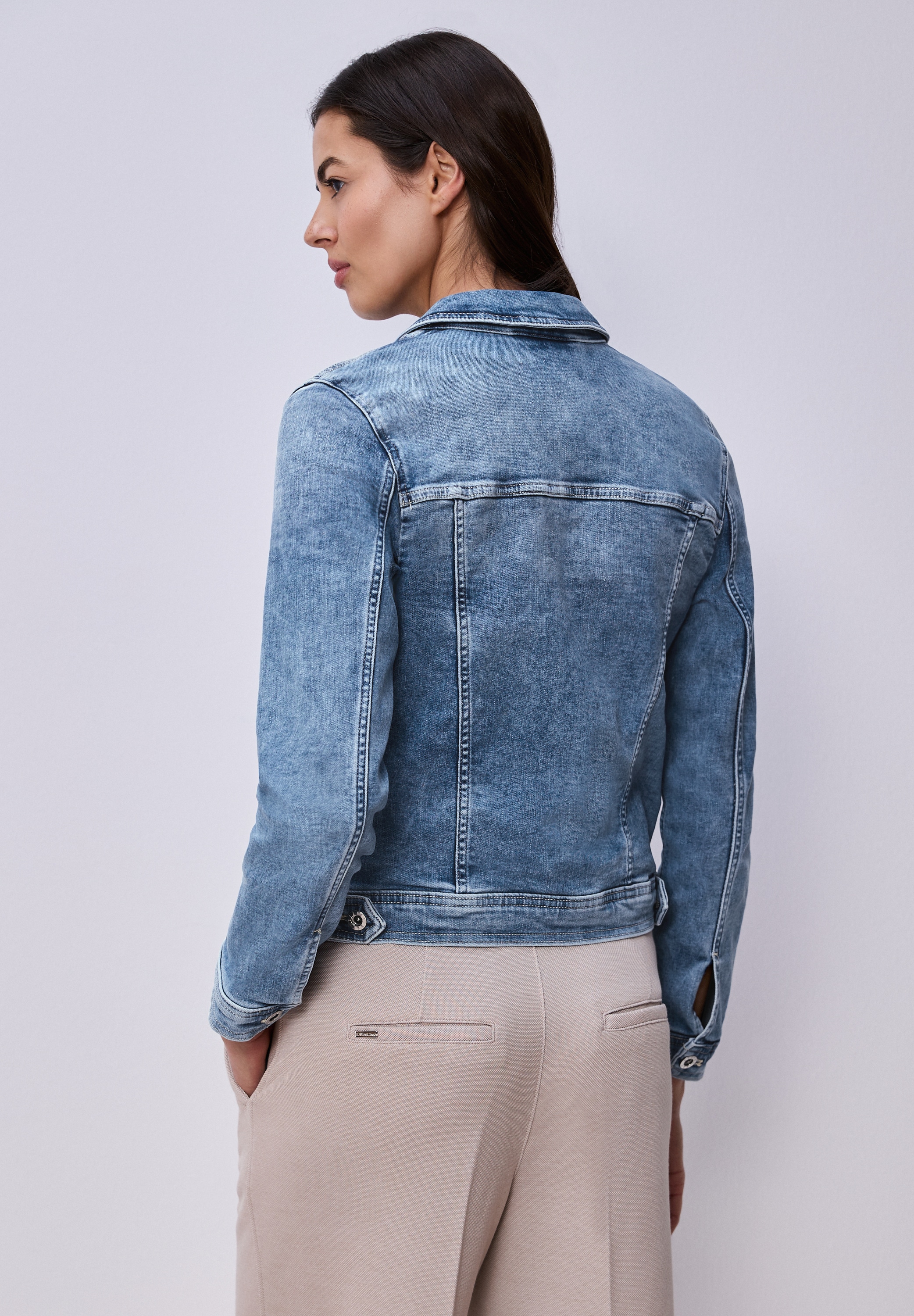 STREET ONE Veste en jean avec poches poitrine