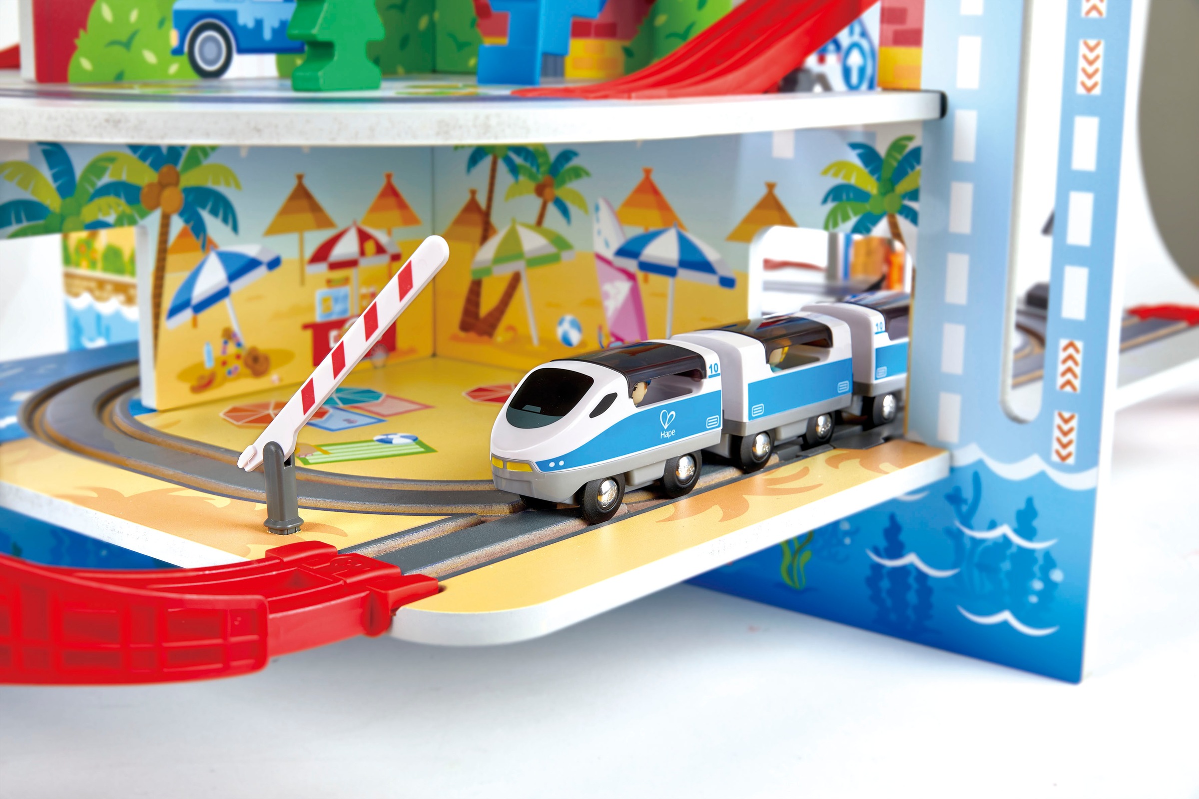 Hape Spielzeug-Eisenbahn »Mega City Eisenbahn«