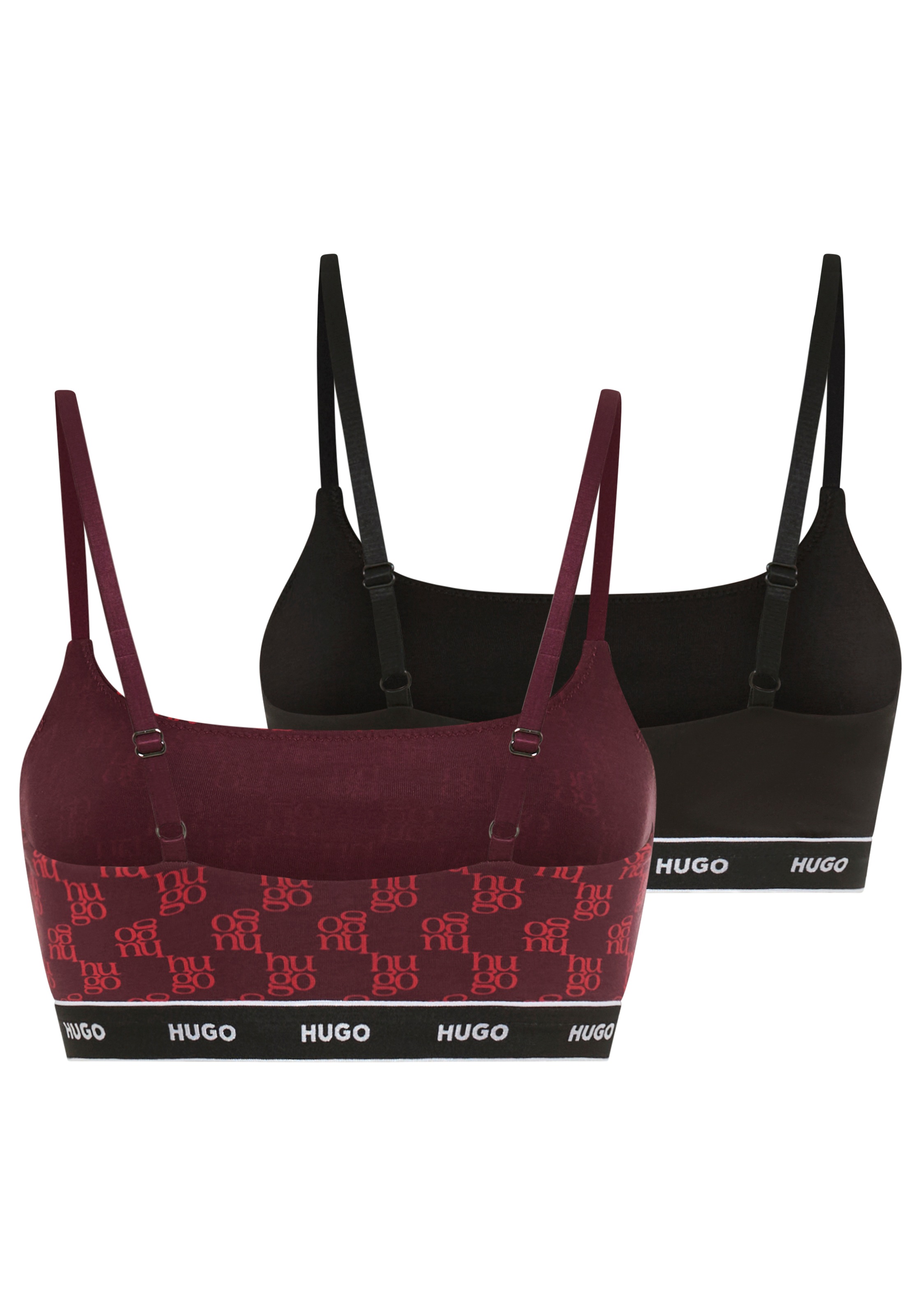 HUGO Underwear Bralette »TWIN BRALETTE DESIGN« 2 Stk. ohne Verschluss, ohne Polsterung