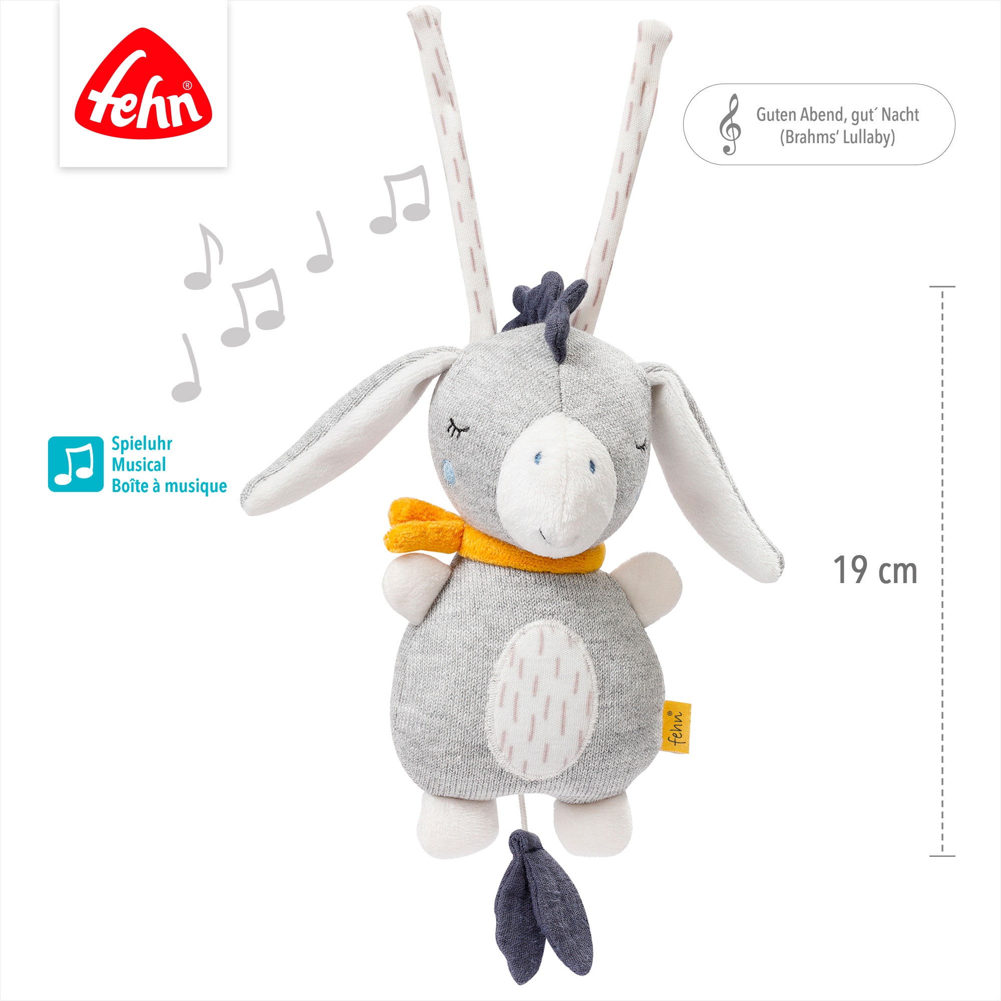 Fehn Boîte à musique »Mini-Spieluhr Esel«