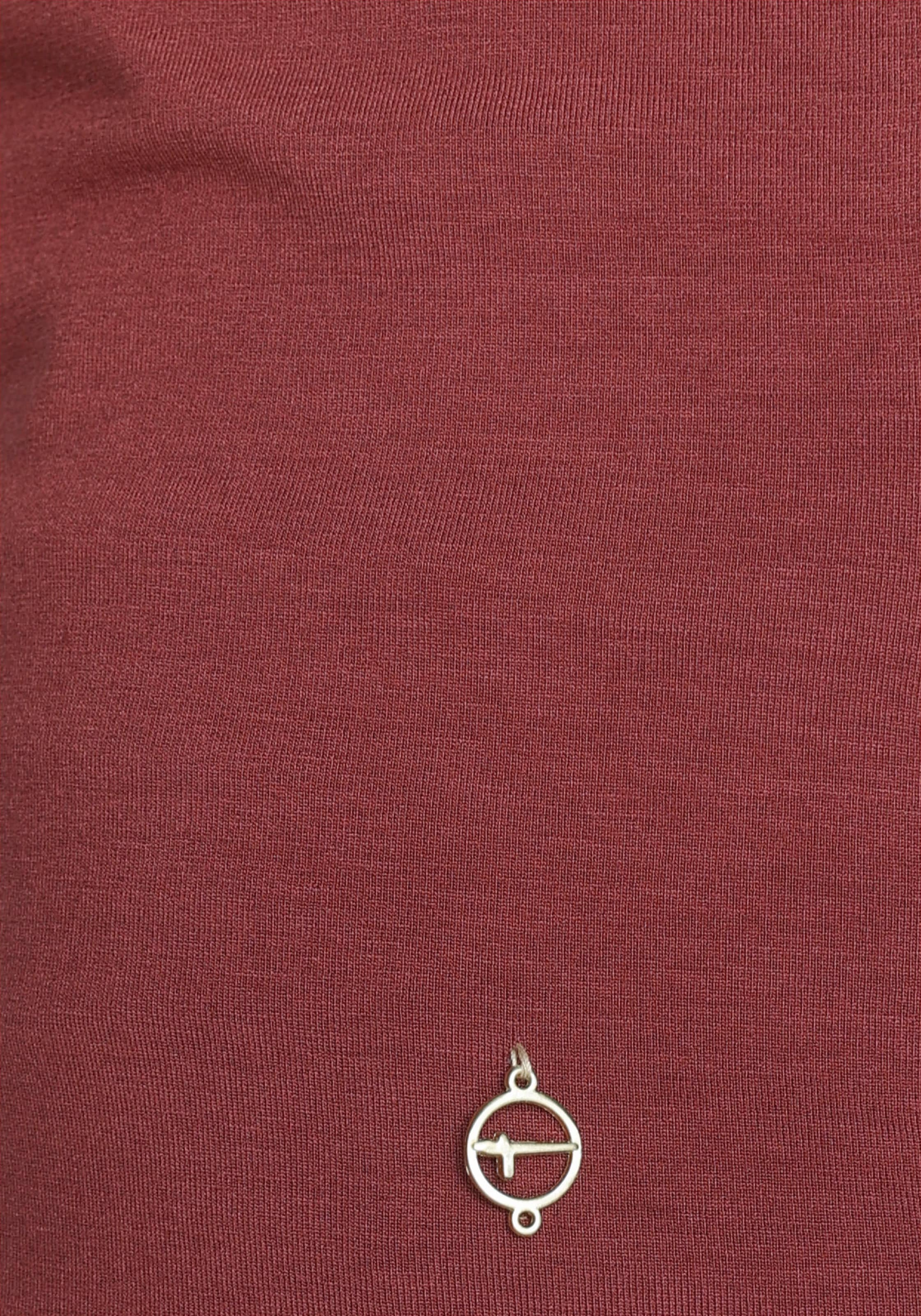 Tamaris T-Shirt mit Rundhalsausschnitt und überschnittenen Ärmeln