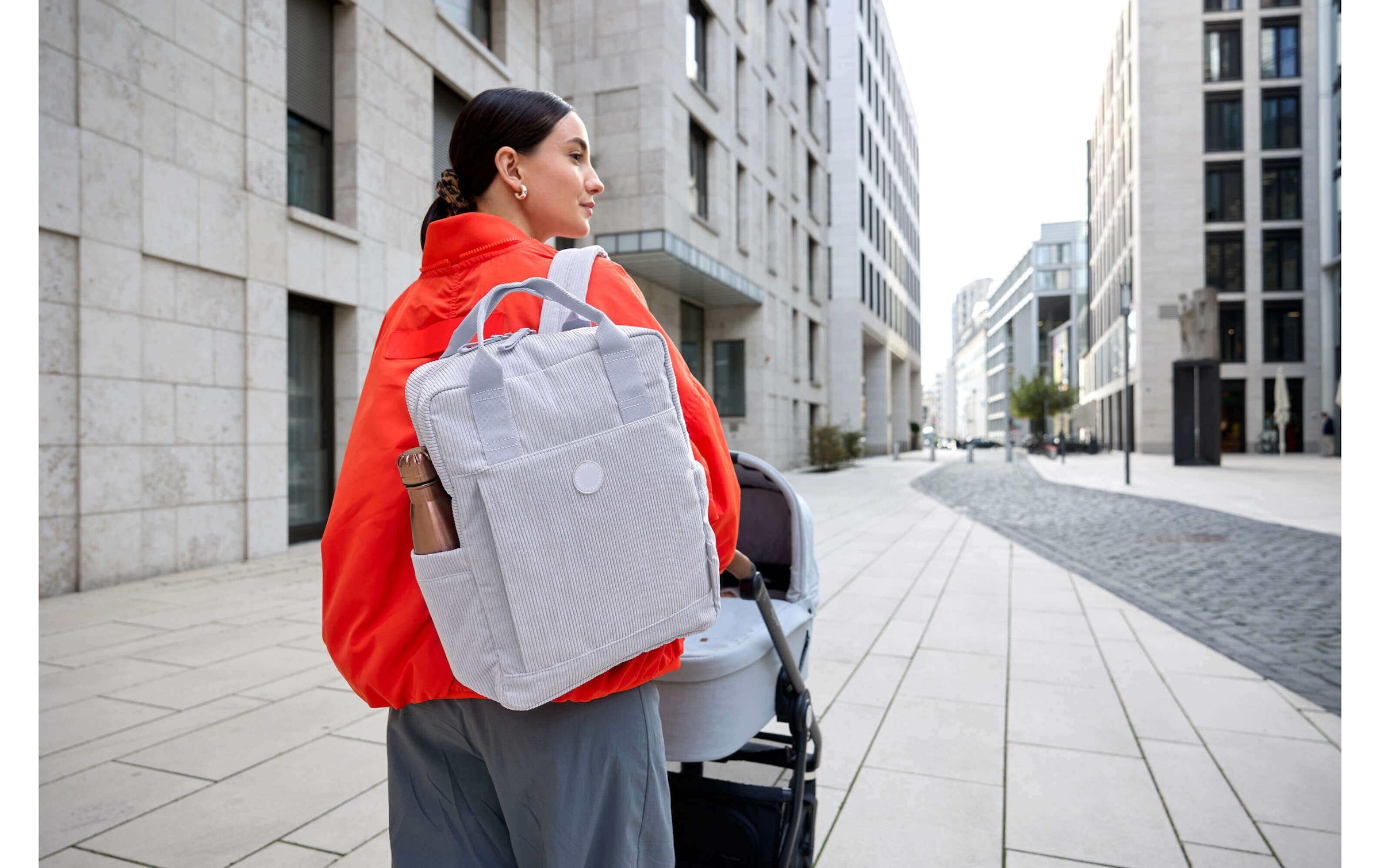 LÄSSIG Wickelrucksack »Vividal Cord«