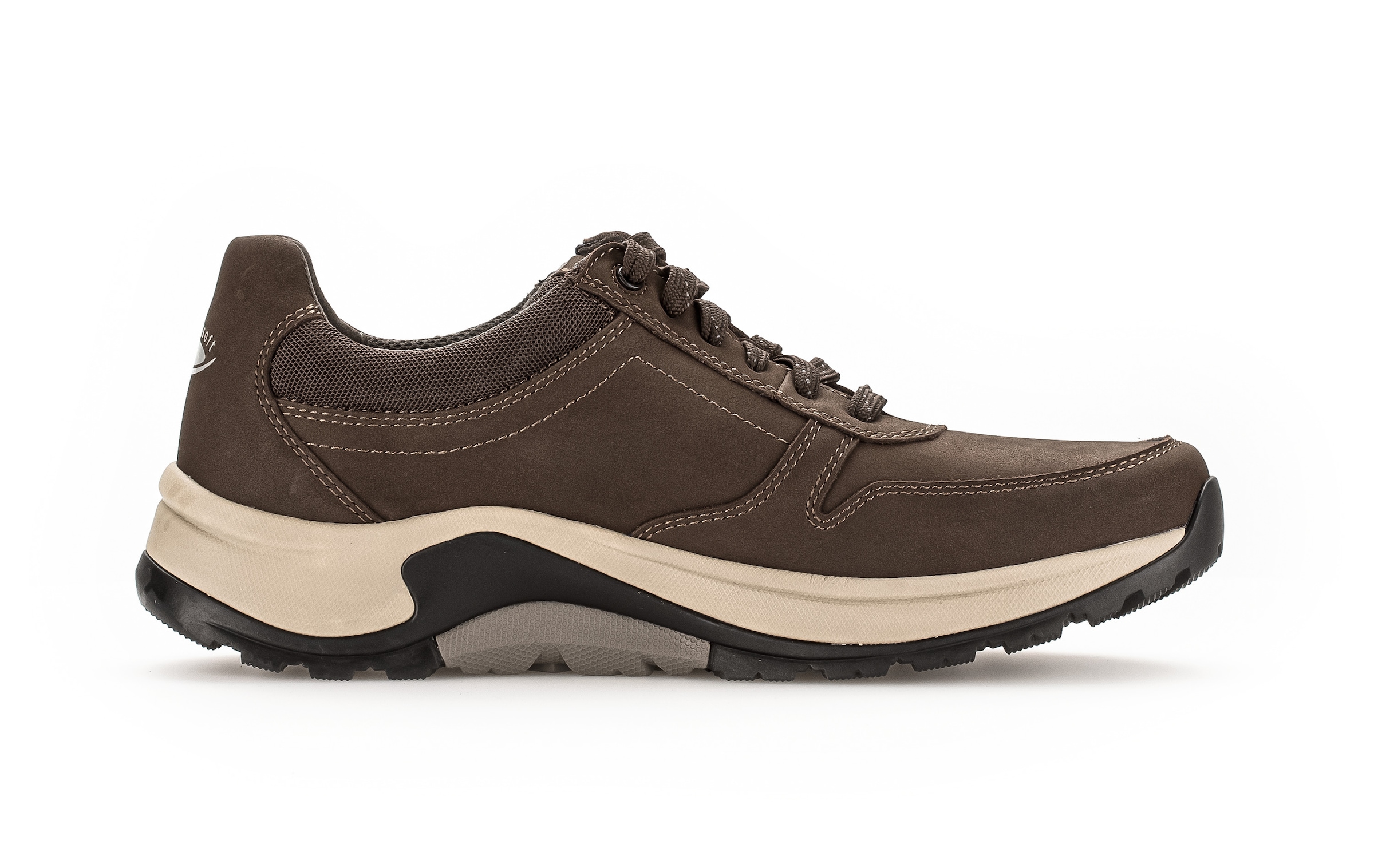 rollingsoft Baskets compensées  Chaussure lacée, chaussure basse avec emblème logo au talon, largeur G
