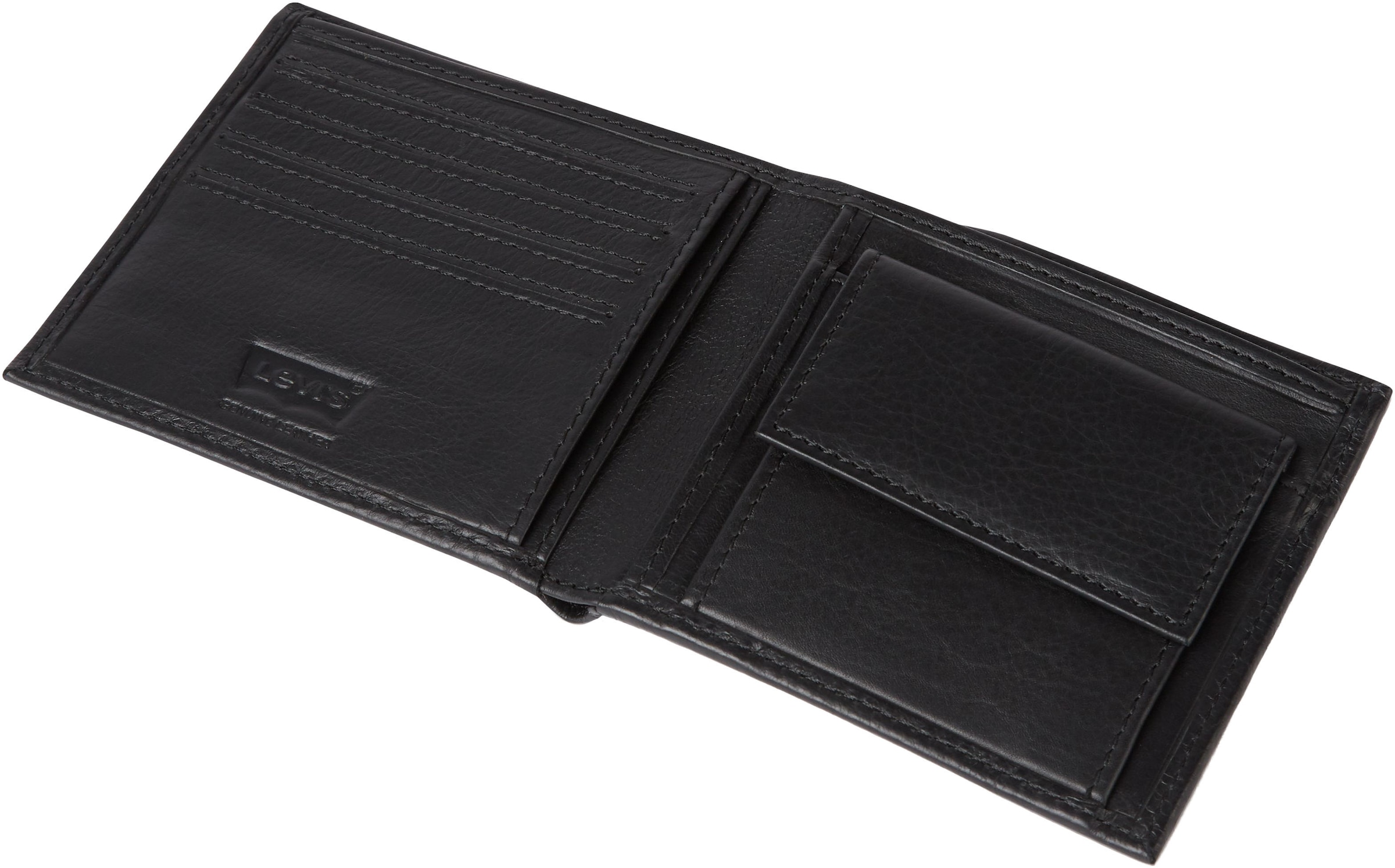 Levi's® Porte-monnaie »VINTAGE TWO HORSE BIFOLD COIN WALLET« aus Vollnarbenleder Herrenbörse Portemonnaie