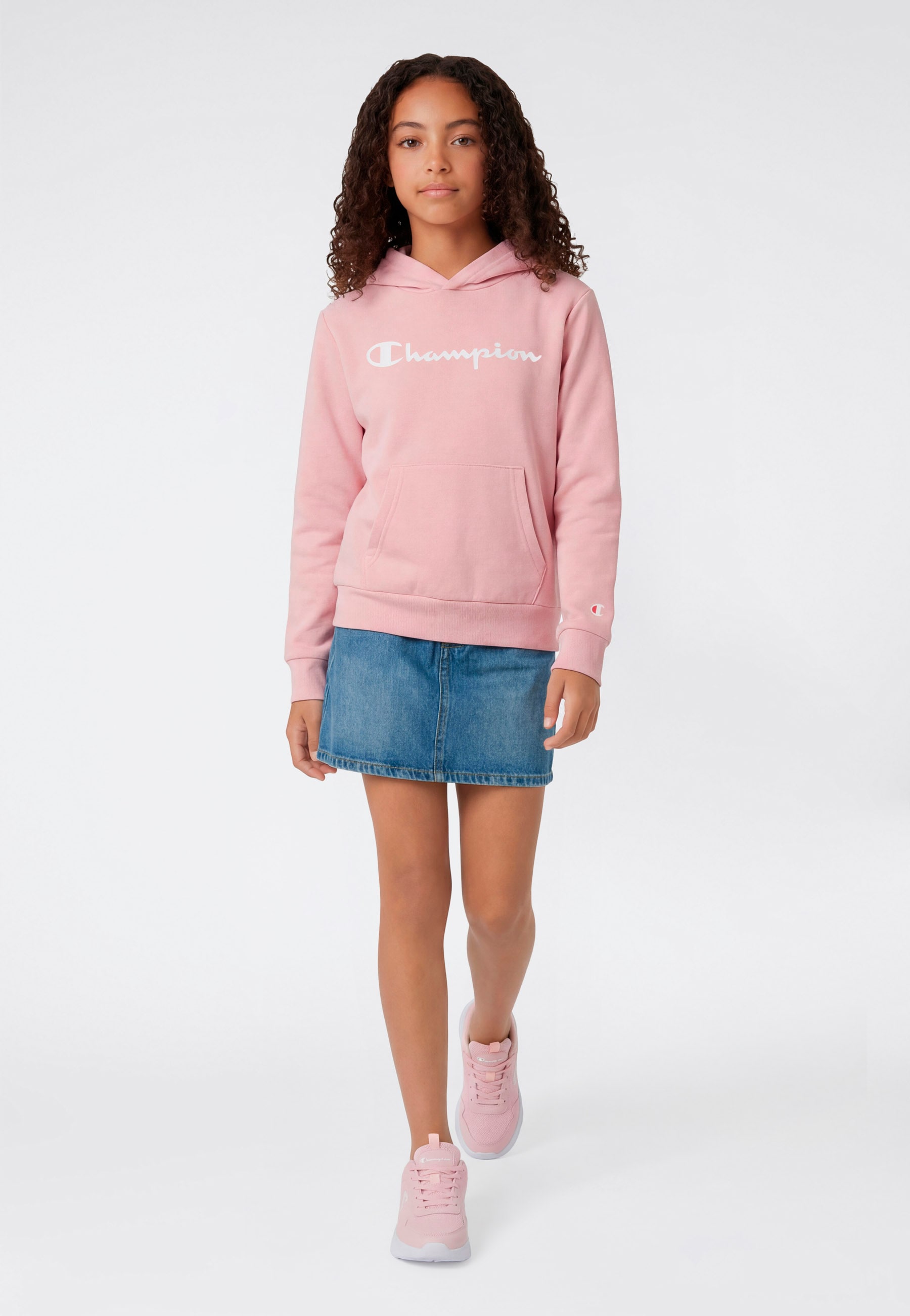 Champion Sweat à capuche »ICONS CONTRAST Terry Hoodie«, avec capuche, manches longues, en coton et polyester
