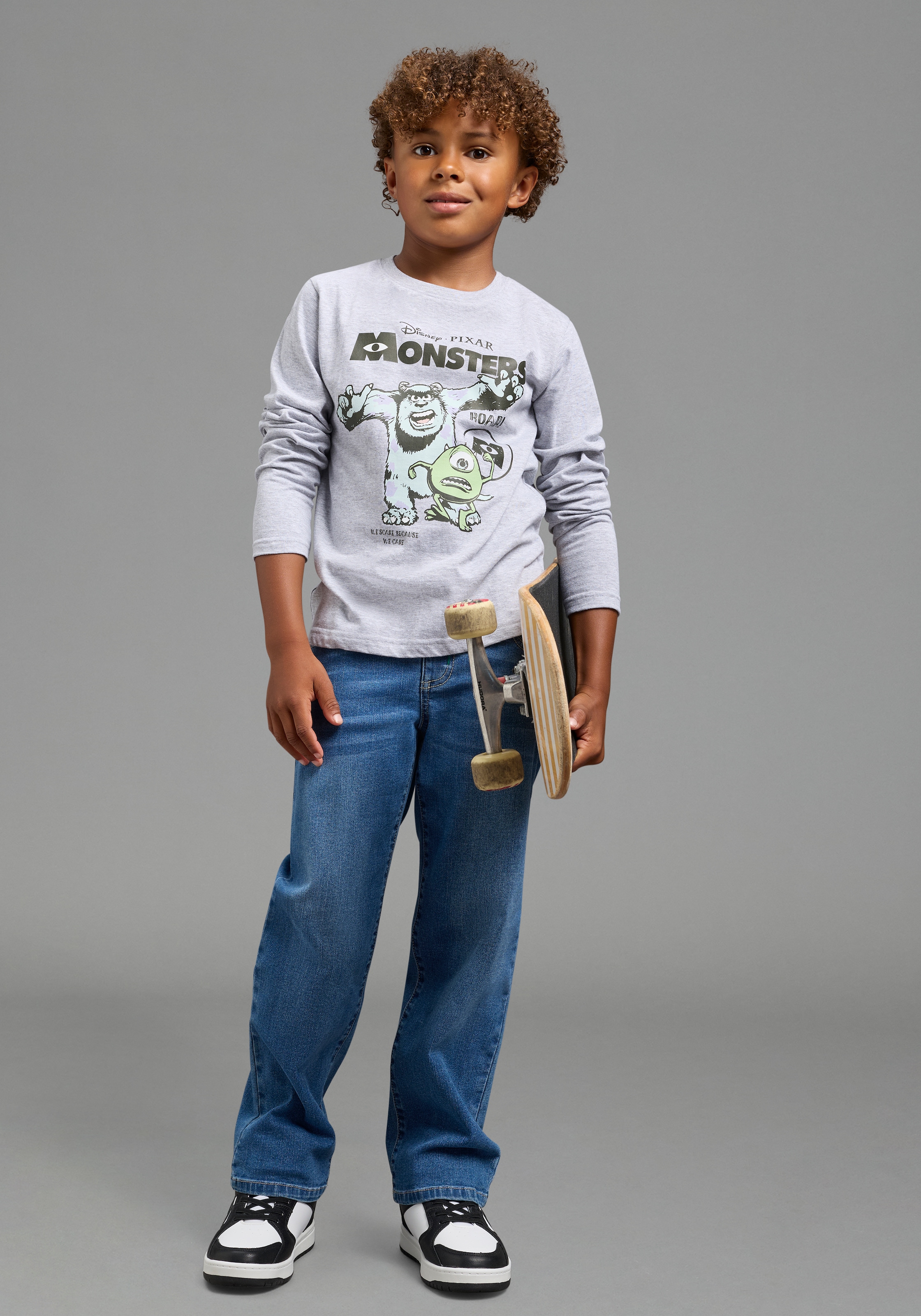 KIDSWORLD T-shirt à manches longues »MONSTERS Shirt, Disney« T-shirt Disney, coupe basique, manches longues, avec impression tendance