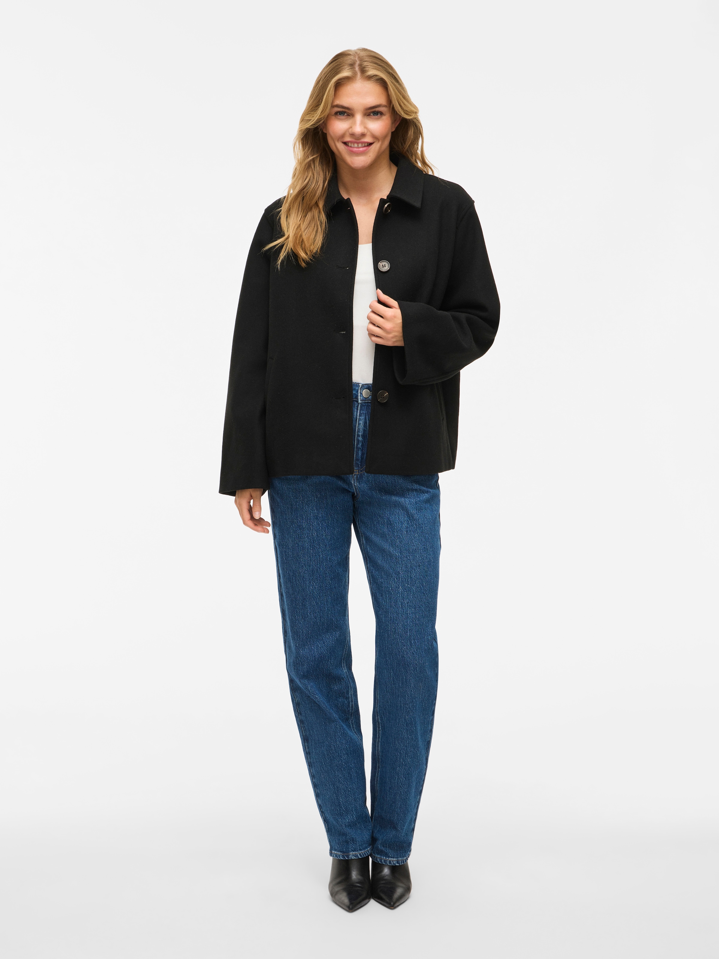 Vila Veste courte »VICLAUDIA L/S JACKET- NOOS« fibre synthétique