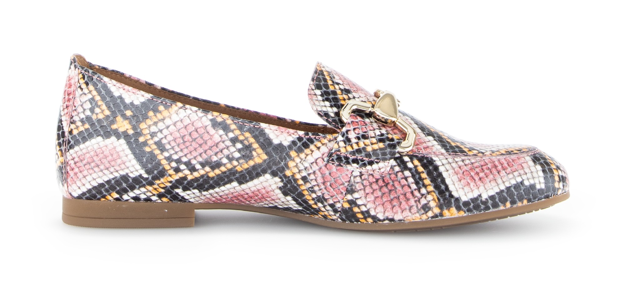 Gabor Slipper  talon bloc, chaussure business avec bride décorative dorée