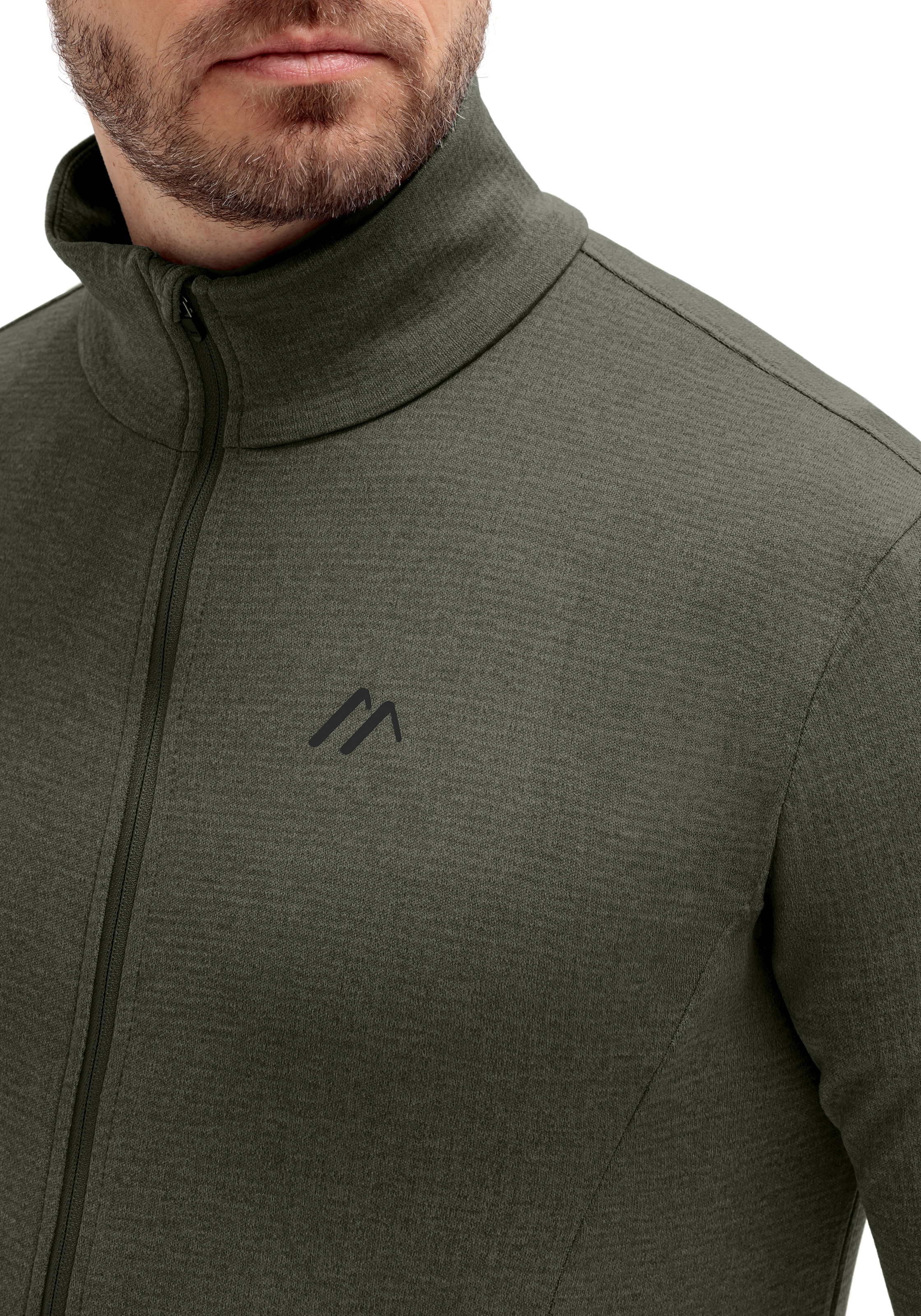 Maier Sports Fleecejacke »Sinaia M« Herren Midlayer, atmungsaktiv und schnelltrocknend, Slim Fit