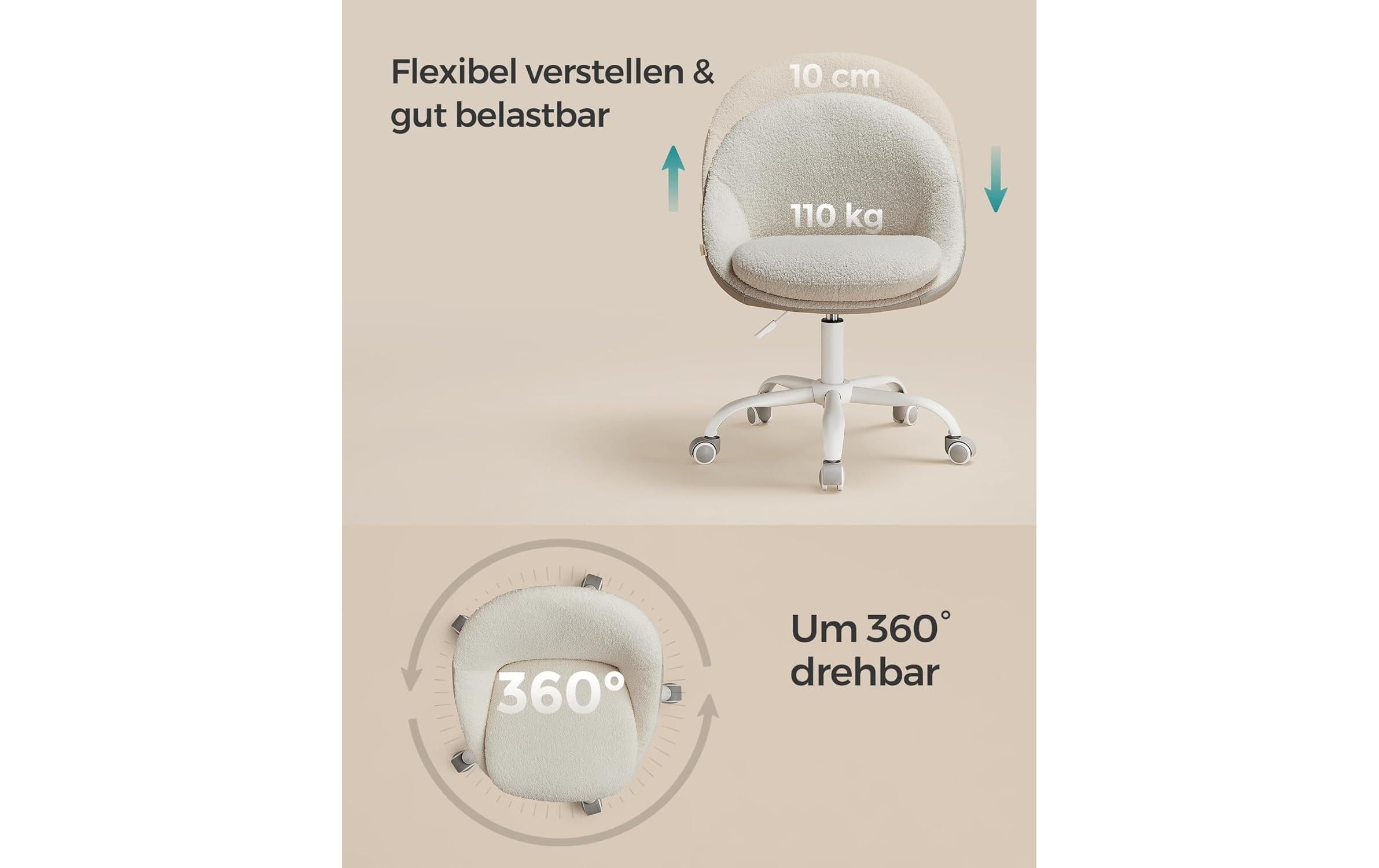 SONGMICS Bürostuhl »mit Fusskreuz« ()