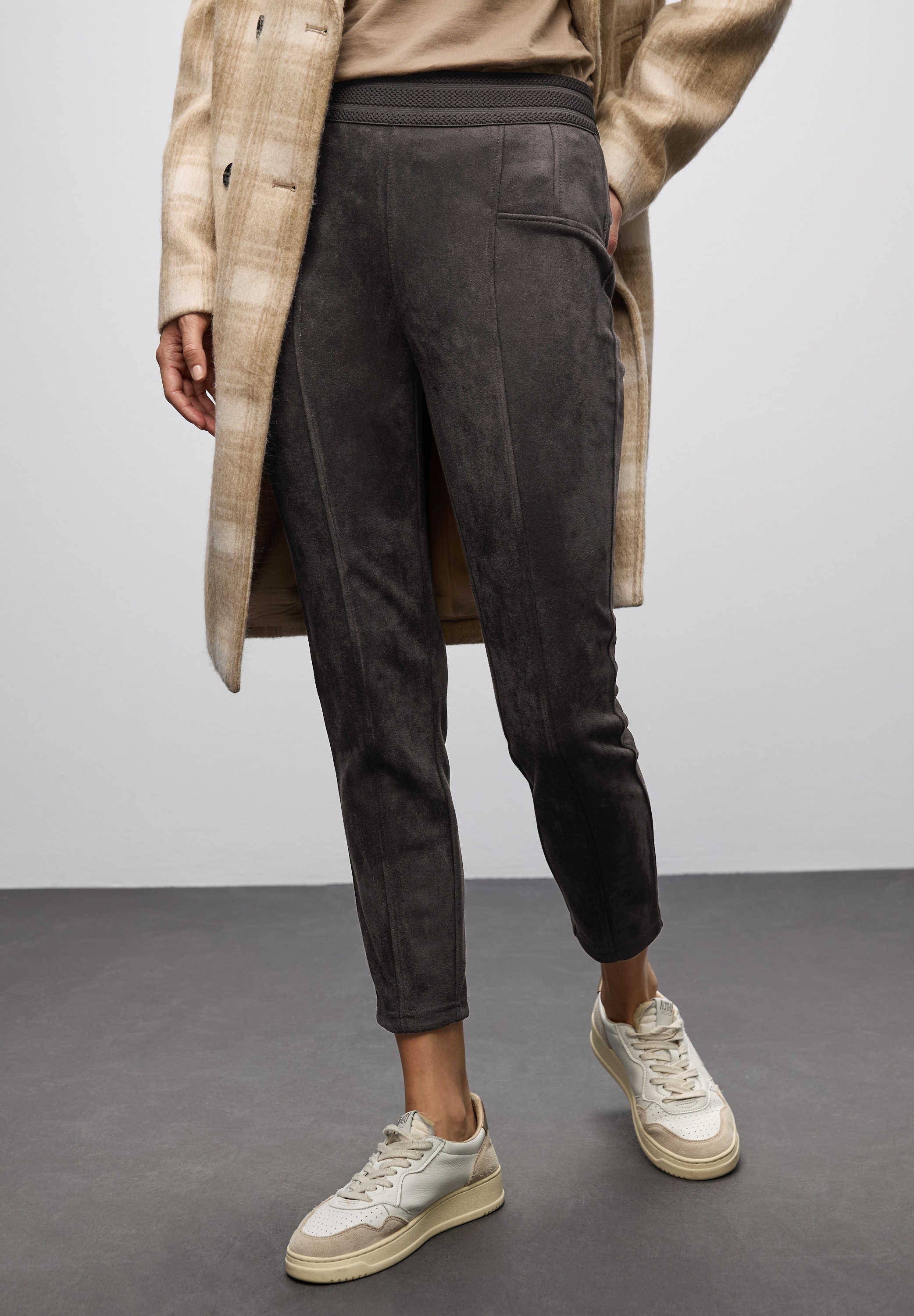 STREET ONE Pantalon en tissu »Style Hope«  mit elastischem Bund