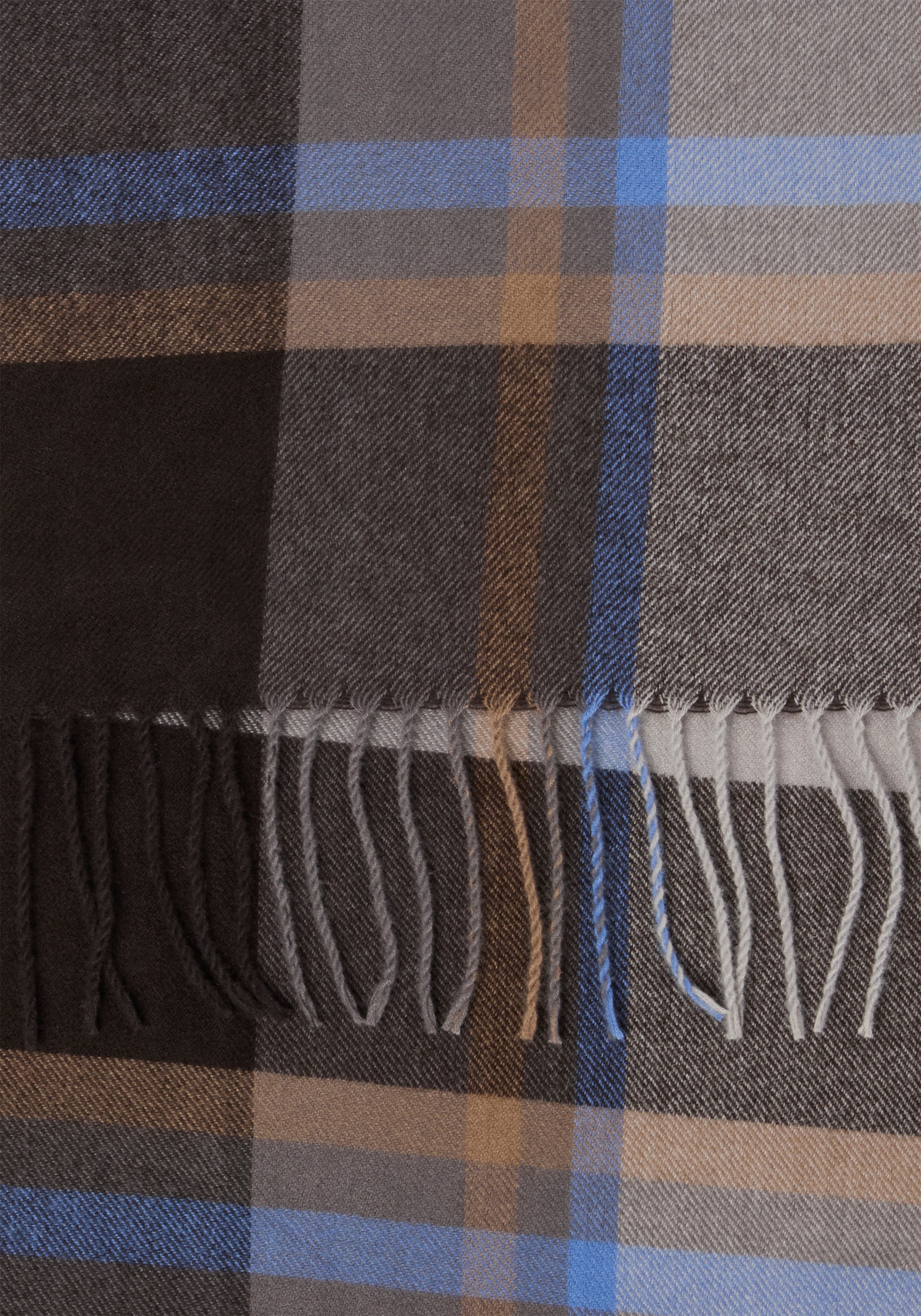 Man's World Foulard de mode pour hommes, en fibre synthétique tissée, à carreaux et motifs
