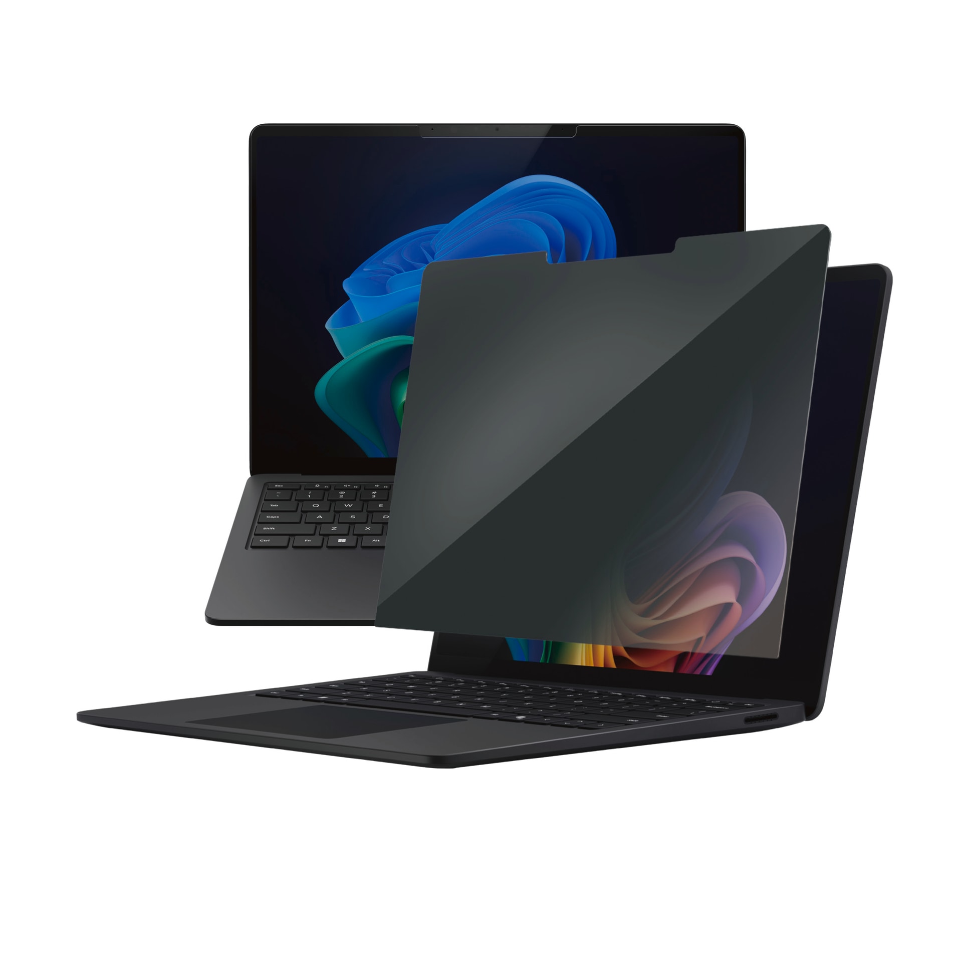 CARE by PanzerGlass Film de protection d'écran »Privacy Filter Screen Protector« für Microsoft Laptop 13.8 7th Edition Displayschutz, Schutzfolie, Blickschutz, kratz- & stossfest