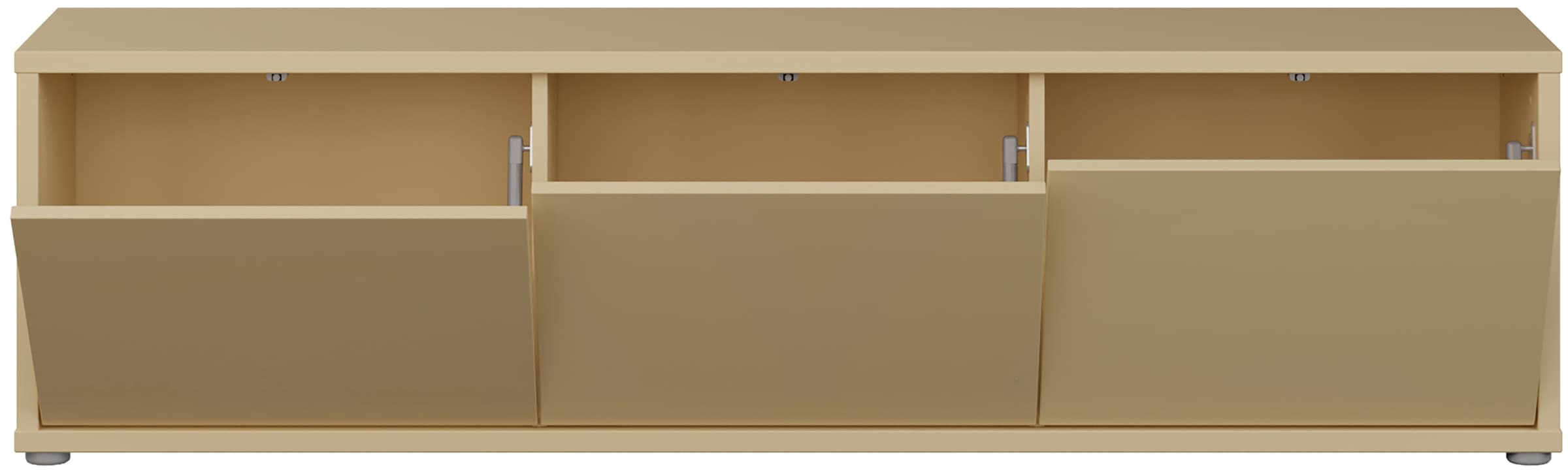 FORTE Table basse »Alice Springs, TV-Board, viel Stauraum, grosse Türen zum Aufklappen« L/H/P 154,2/41,5/34,9 cm Portes pliantes