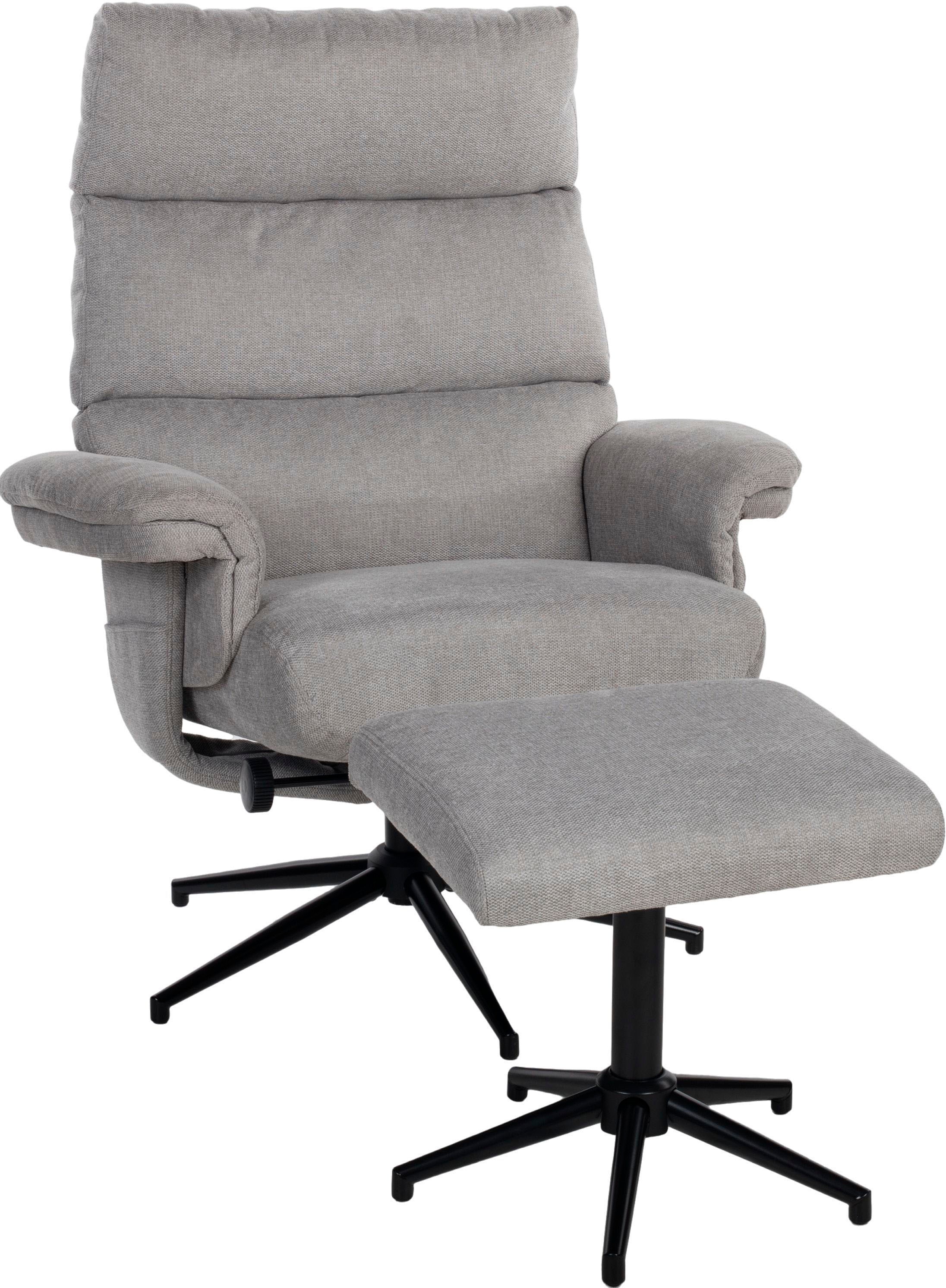 Duo Collection TV-Sessel »Zalea« mit Hocker und Relaxfunktion, 360 Grad drehbar