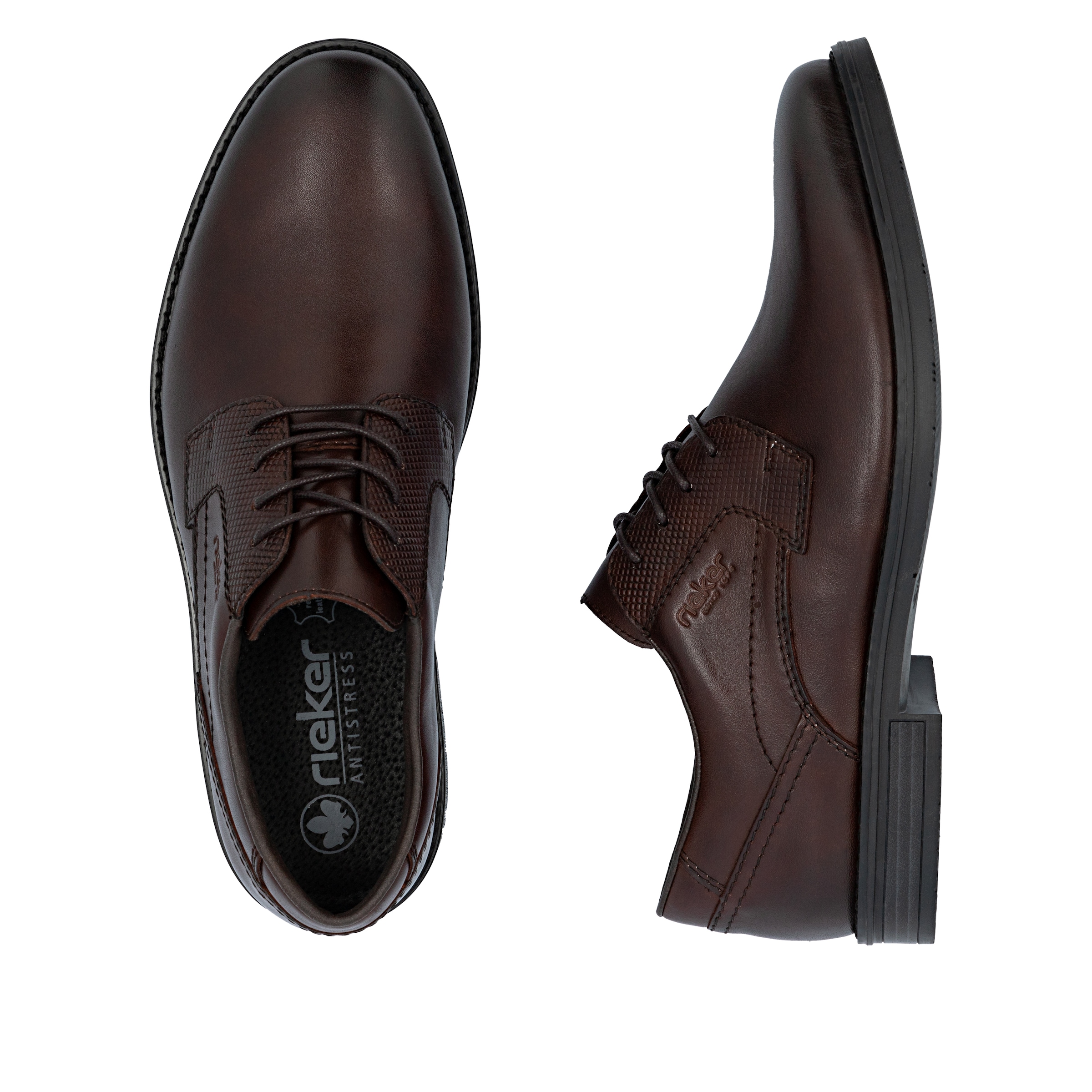 Rieker Chaussure à lacets  chaussure de costume, chaussure de fête, chaussure business à lacets avec semelle intérieure en cuir