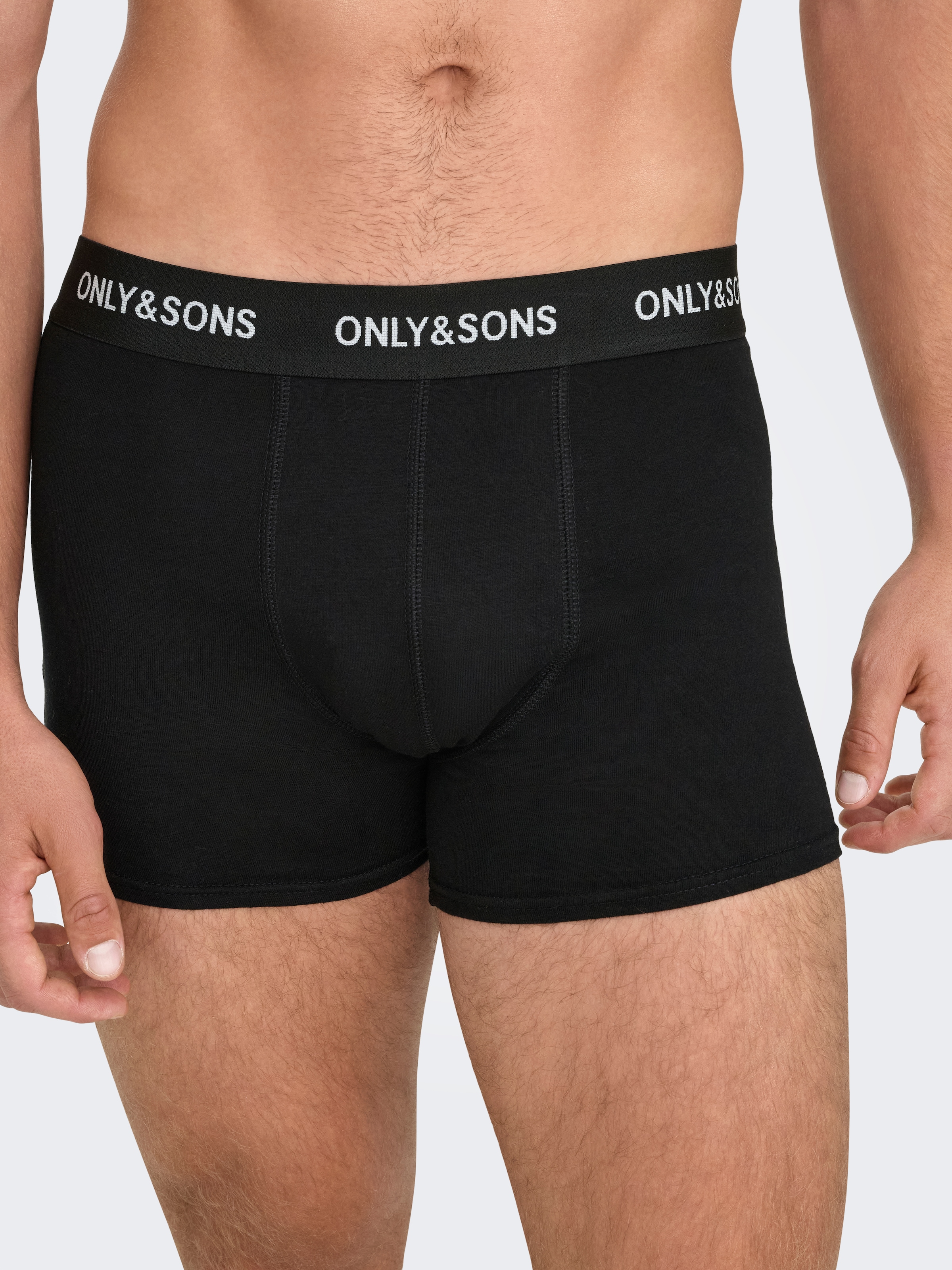 ONLY & SONS Trunk »ONSRIBER BOXERS 10PACK« Packung, 10 Stk. Baumwollmischung, 10-er Pack