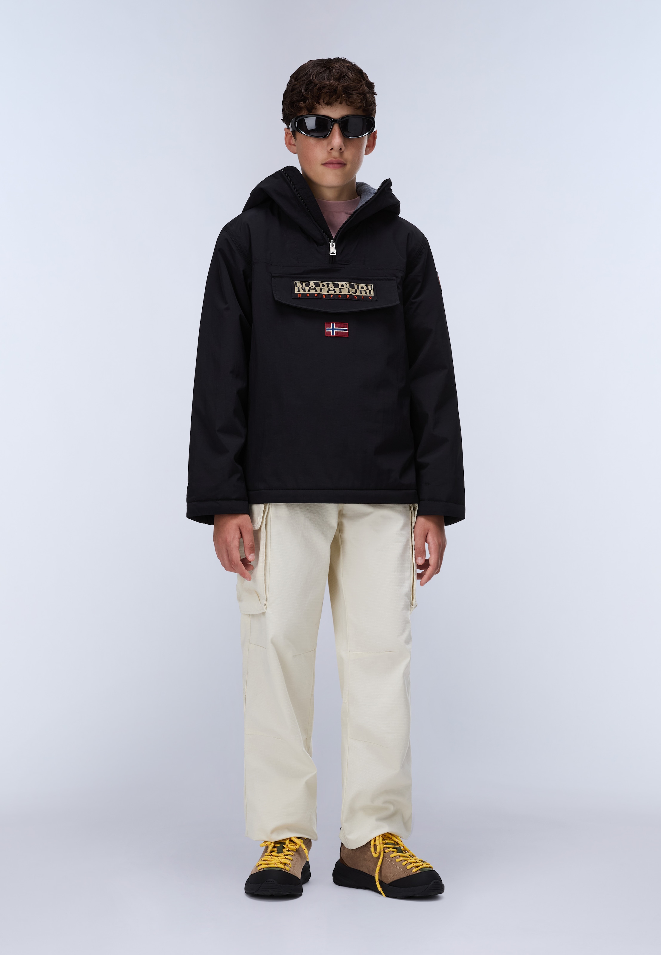 Napapijri Anorak »K RAINFOREST WI 2 BLACK BEAUTY« sportlicher Anorak, leichtes Material, Obermaterial aus Polyamid
