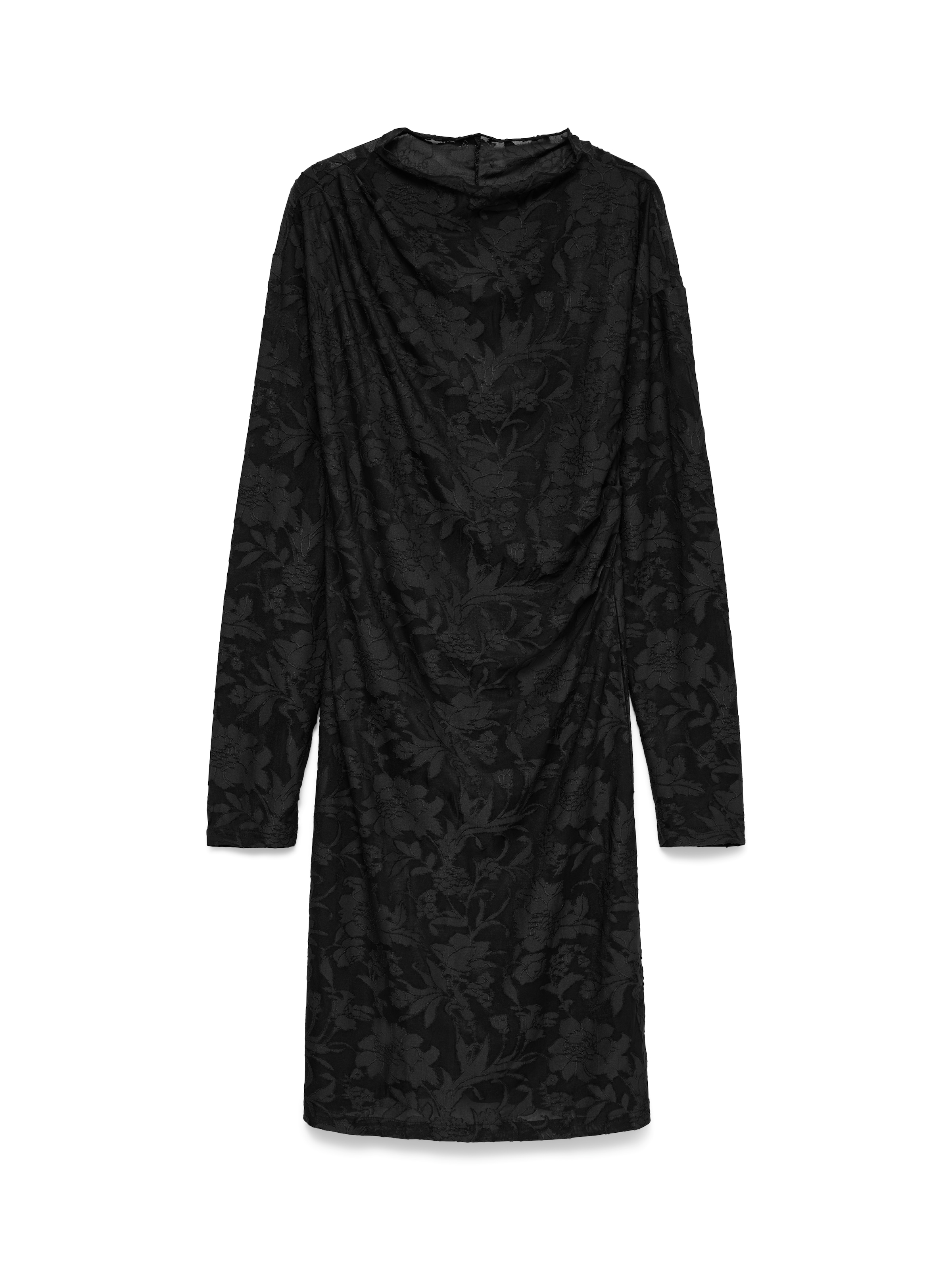Vero Moda Midikleid »VMLAYLA LS SHORT DRESS JRS NOOS« Materialmix, regular fit