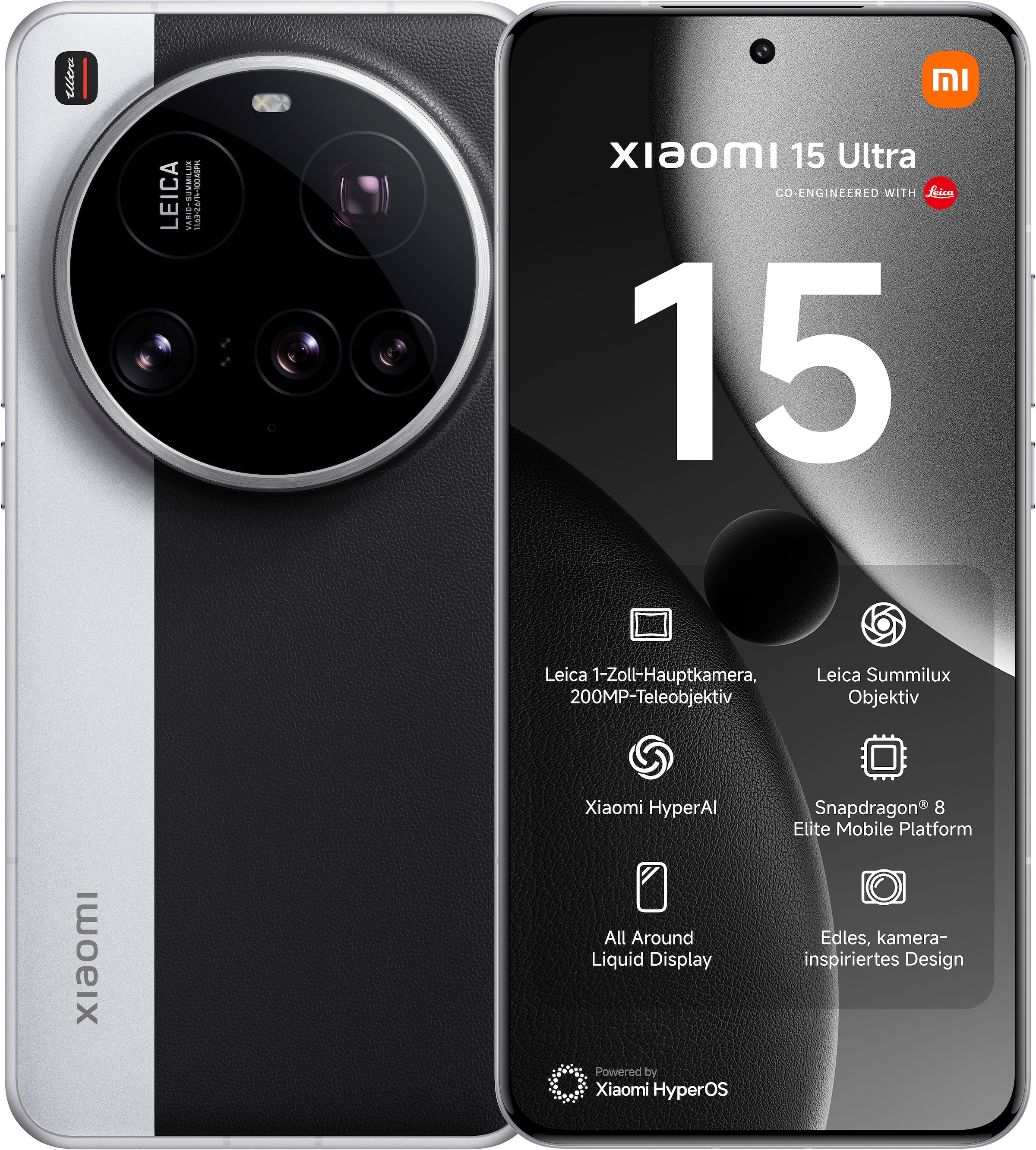 Xiaomi Smartphone »15 Ultra« silber chrom