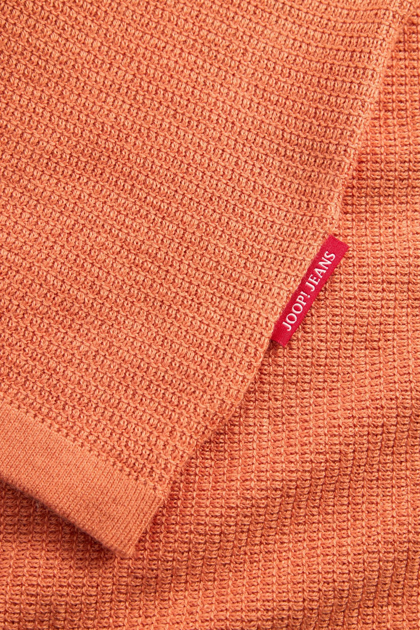 Joop Jeans Pull à col rond »Svenor« mit feinem Strukturmuster