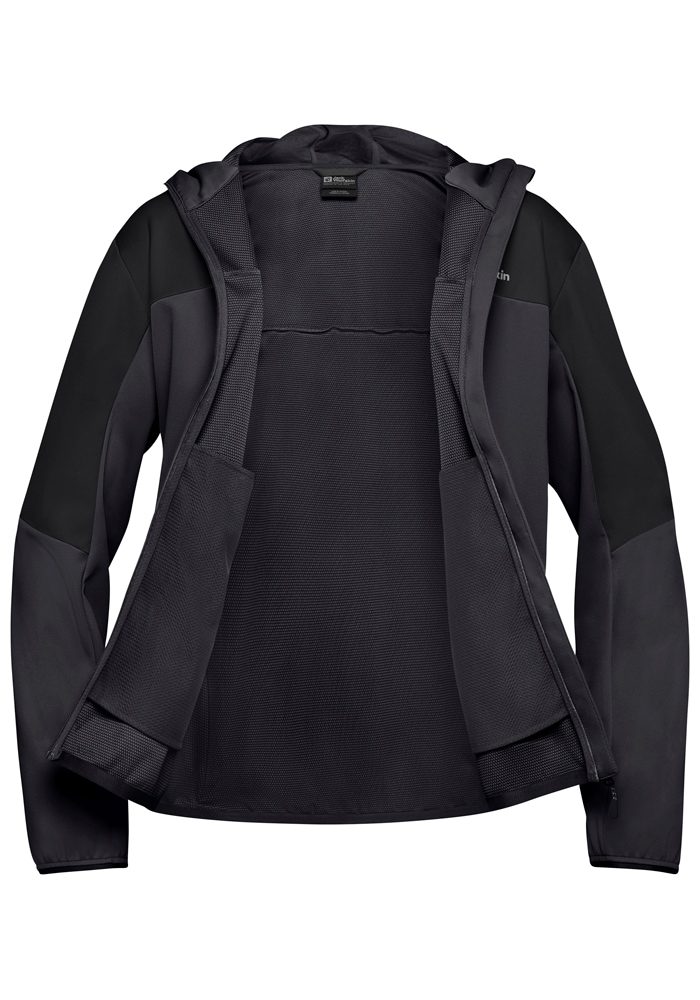 Jack Wolfskin Veste softshell »FELDBERG HOODY M« mit Kapuze