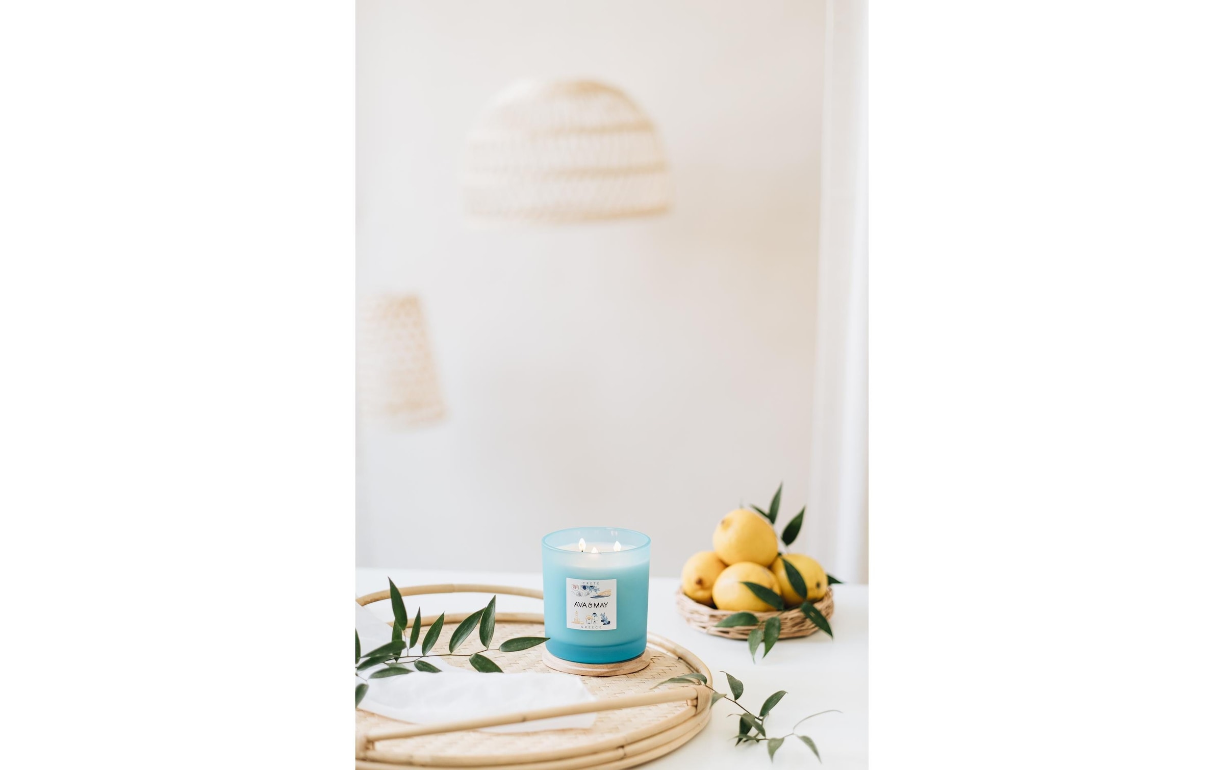 AVA & MAY Bougie parfumée »Crete 500g«