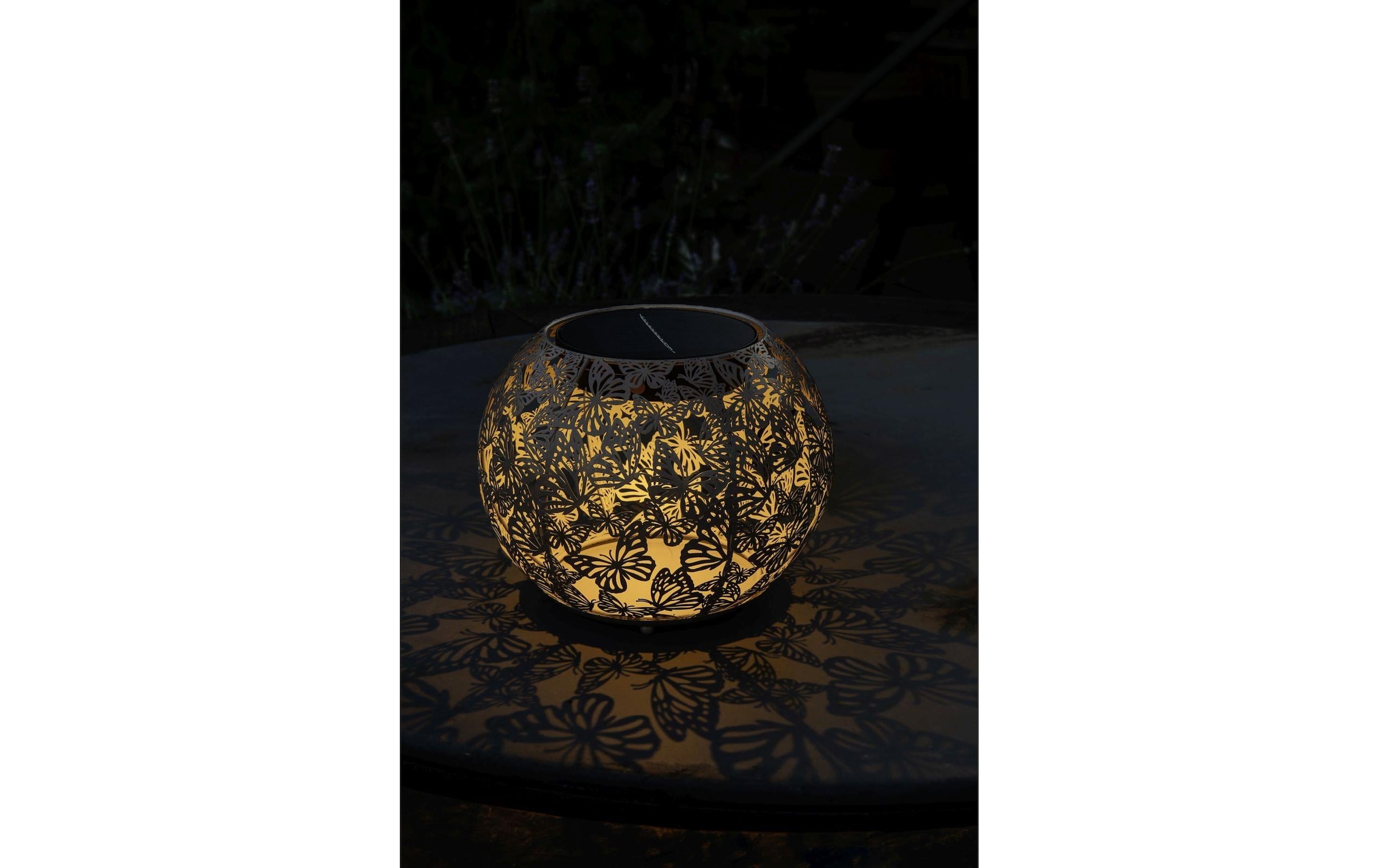 STT LED Solarleuchte »Globe Farfalla« Warmweiss