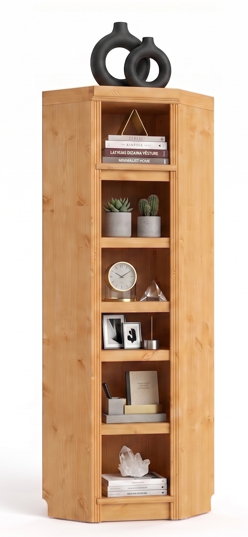 GOODproduct Étagère d'angle »Soeren Regal Höhe 220 cm, massive Kiefer, FSC®-zertifiziert« adapté aux étagères Soeren d’une profondeur de 29 cm