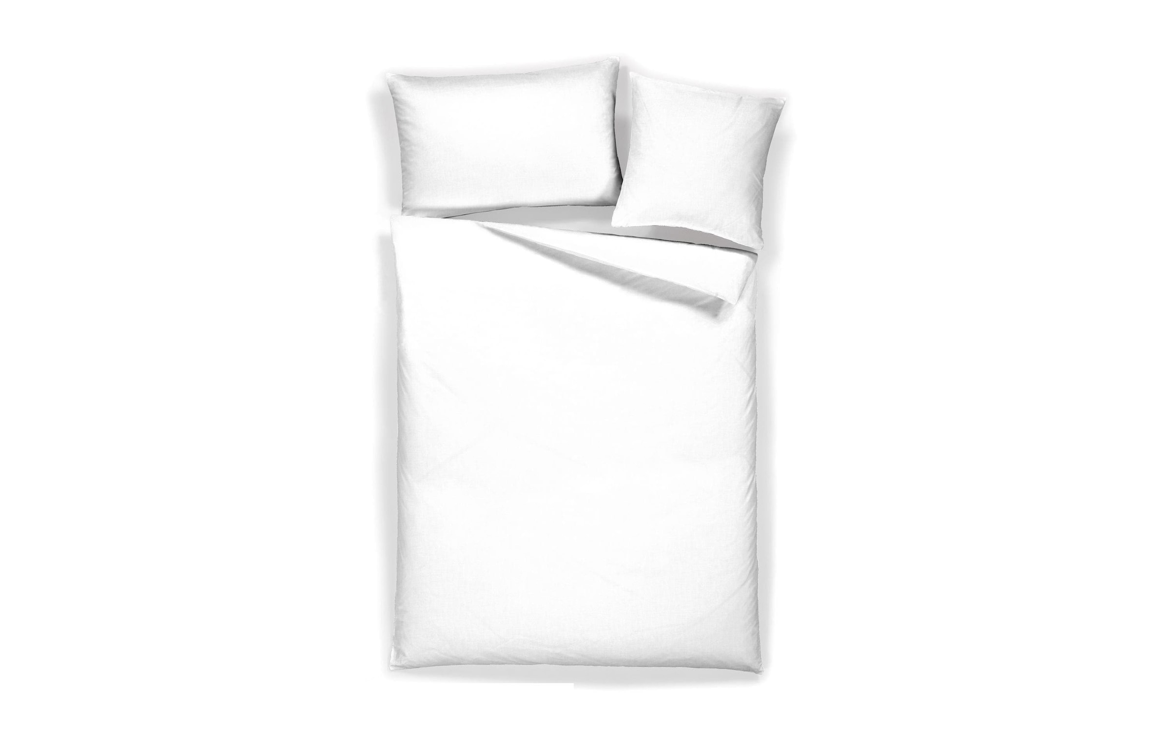 HOME FASHION Housse de coussin »Home Fashion Kopfkissenbezug Halbleinen«