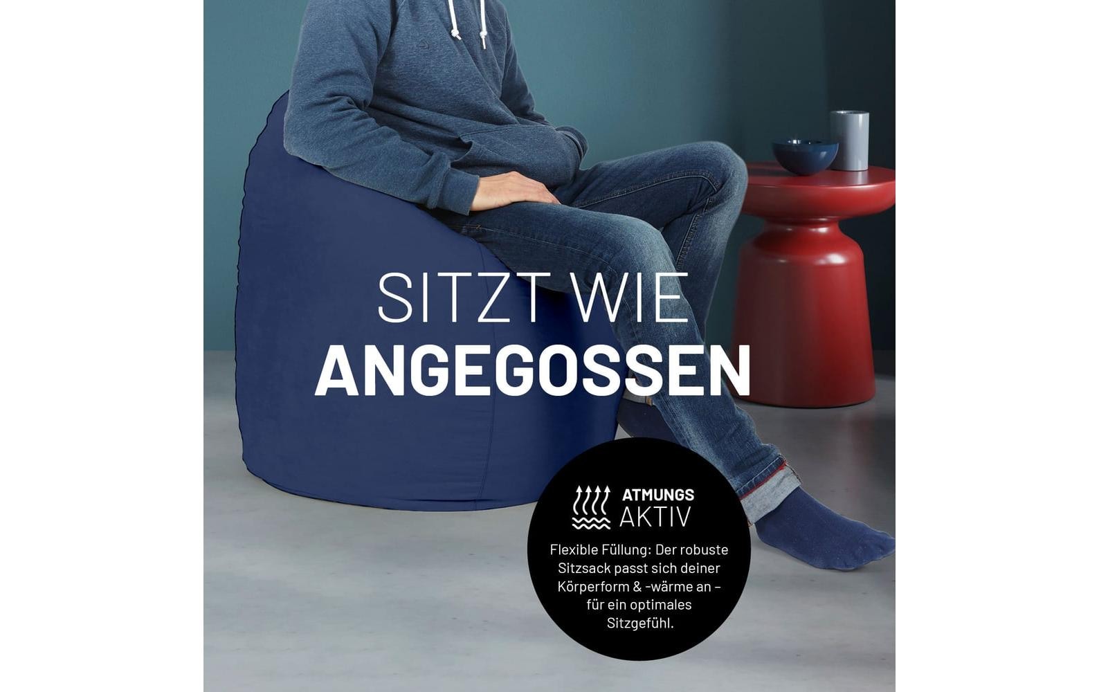 Lumaland Pouf »Sitzsack In-& Outdoor 120 l«