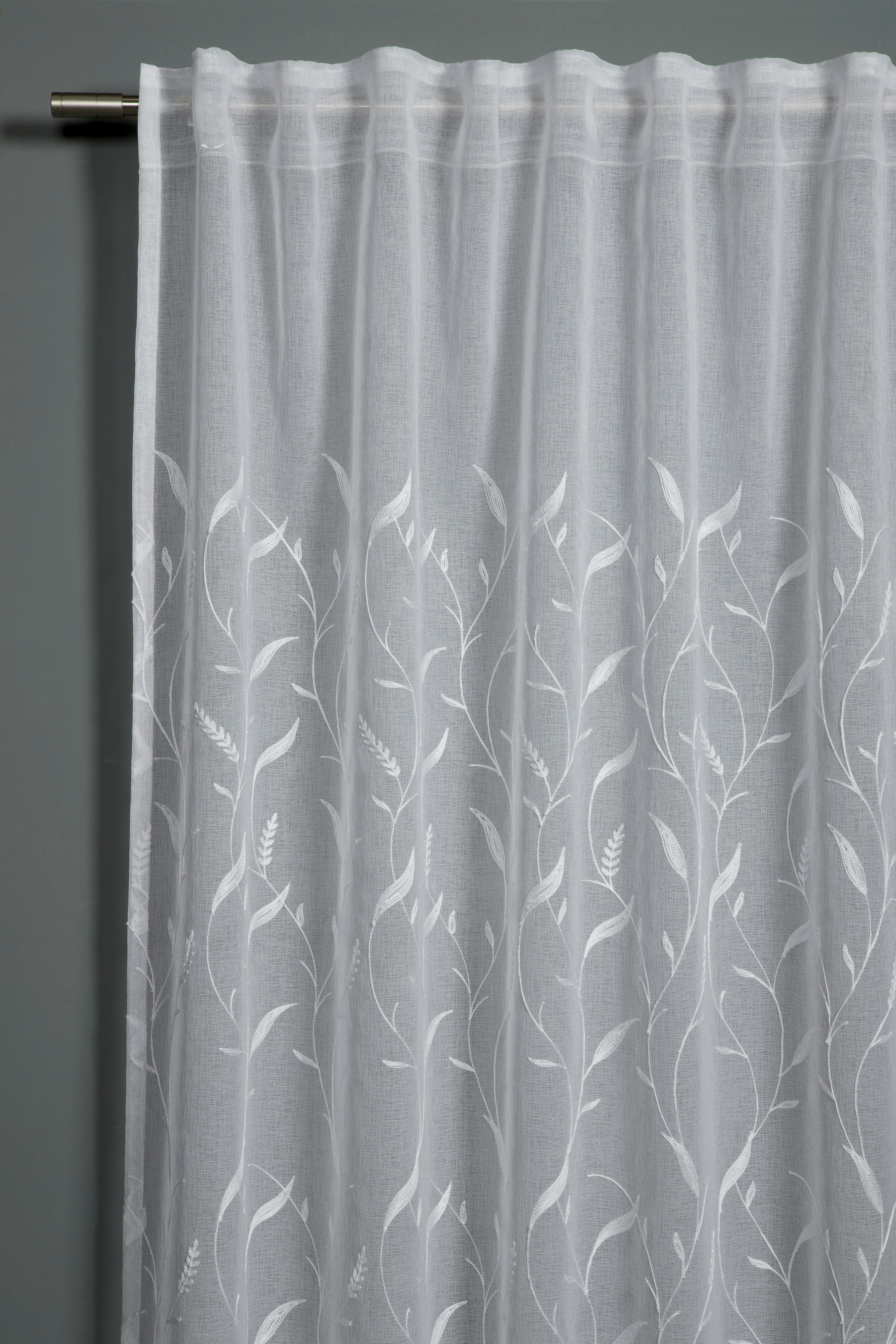 Sehlbach Rideau »Schal Dolly-Voile Ranke« Boucles 1 cuis tlg. mit Gardinenband und verdeckten Schlaufen