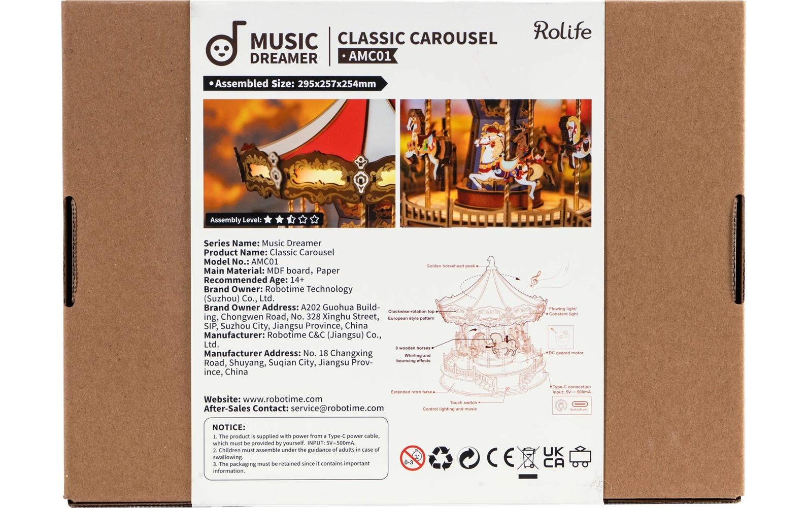   Modellbausatz »RoboTime Klassisches Karussell«