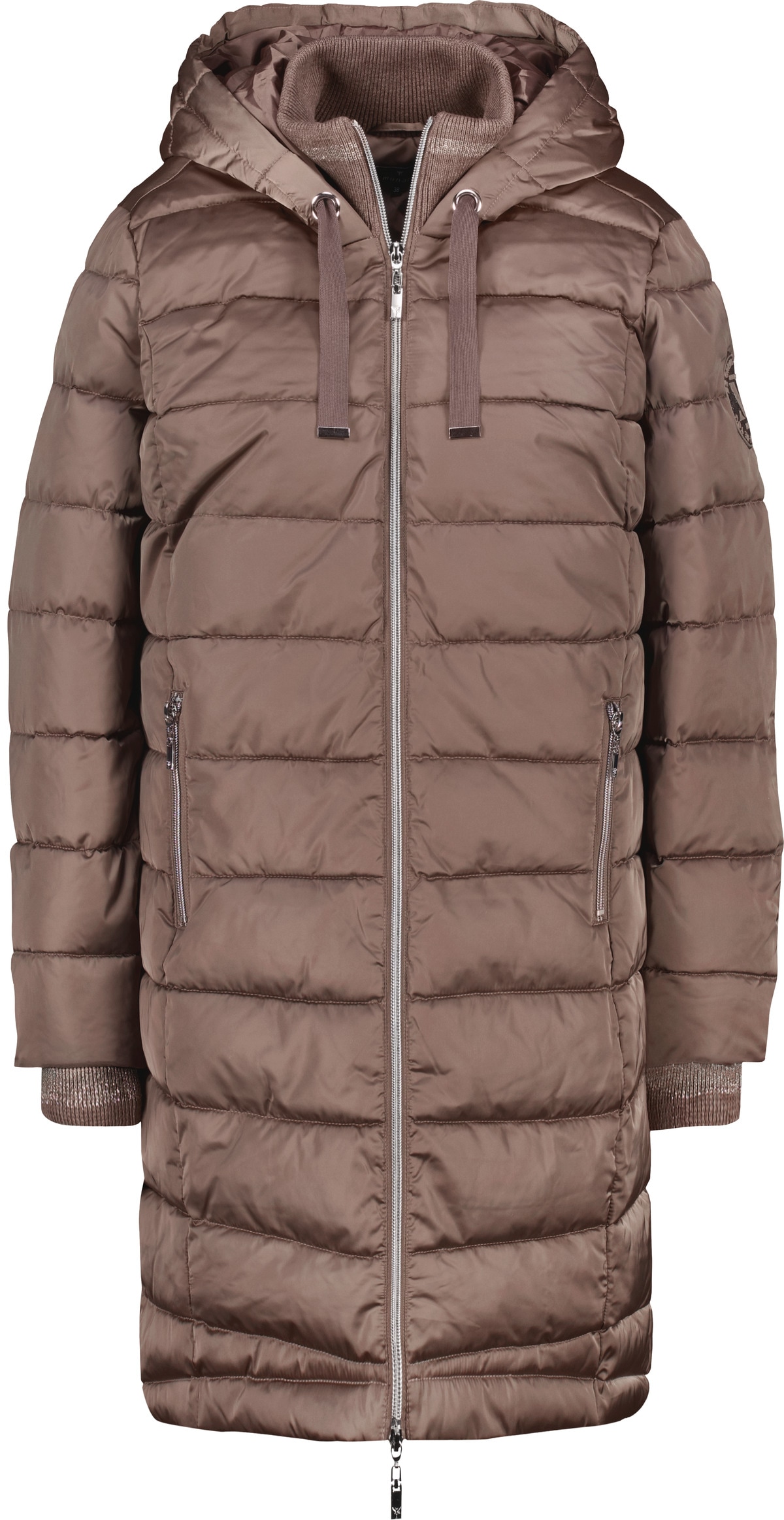 Monari Steppmantel »Mantel Stepp« Regular fit mit Stehkragen und Kapuze