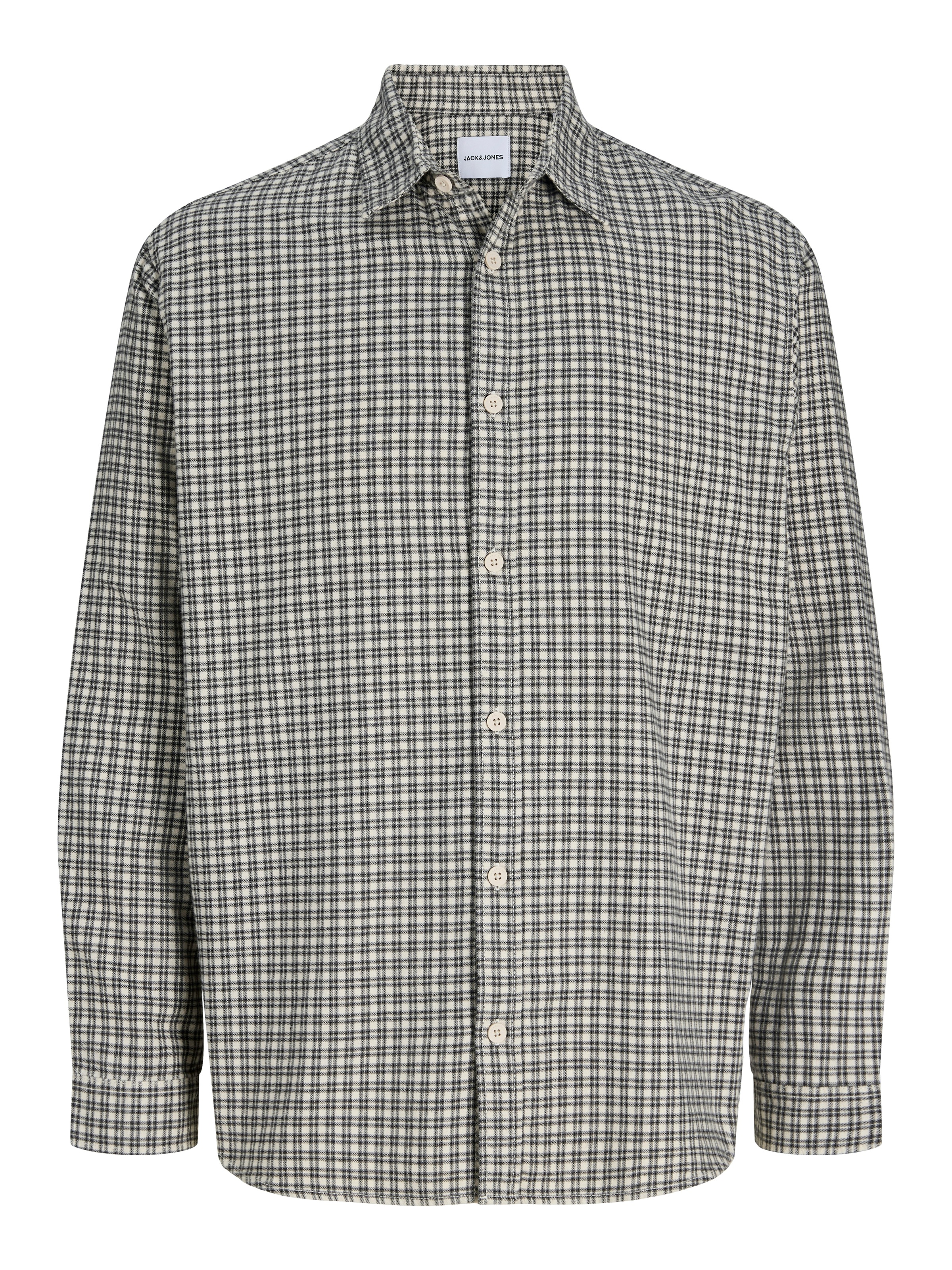 Jack & Jones Langarmhemd »JJCARTER CHECK SHIRT LS SN« Baumwolle, relaxed fit