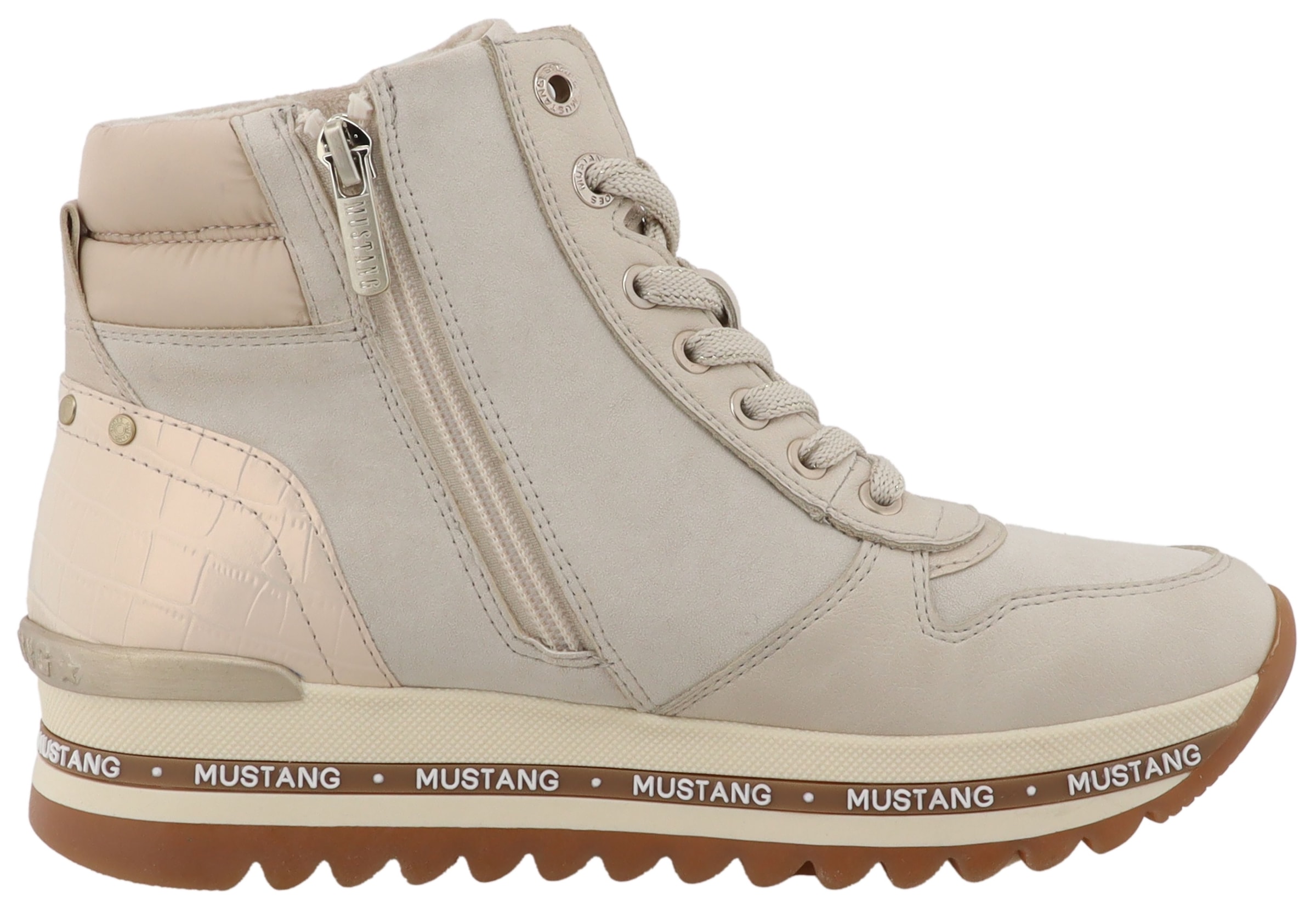 Mustang Shoes Bottes d'hiver »Urbana«  Sneakers à plateforme, bottes d'hiver avec doublure textile chaude