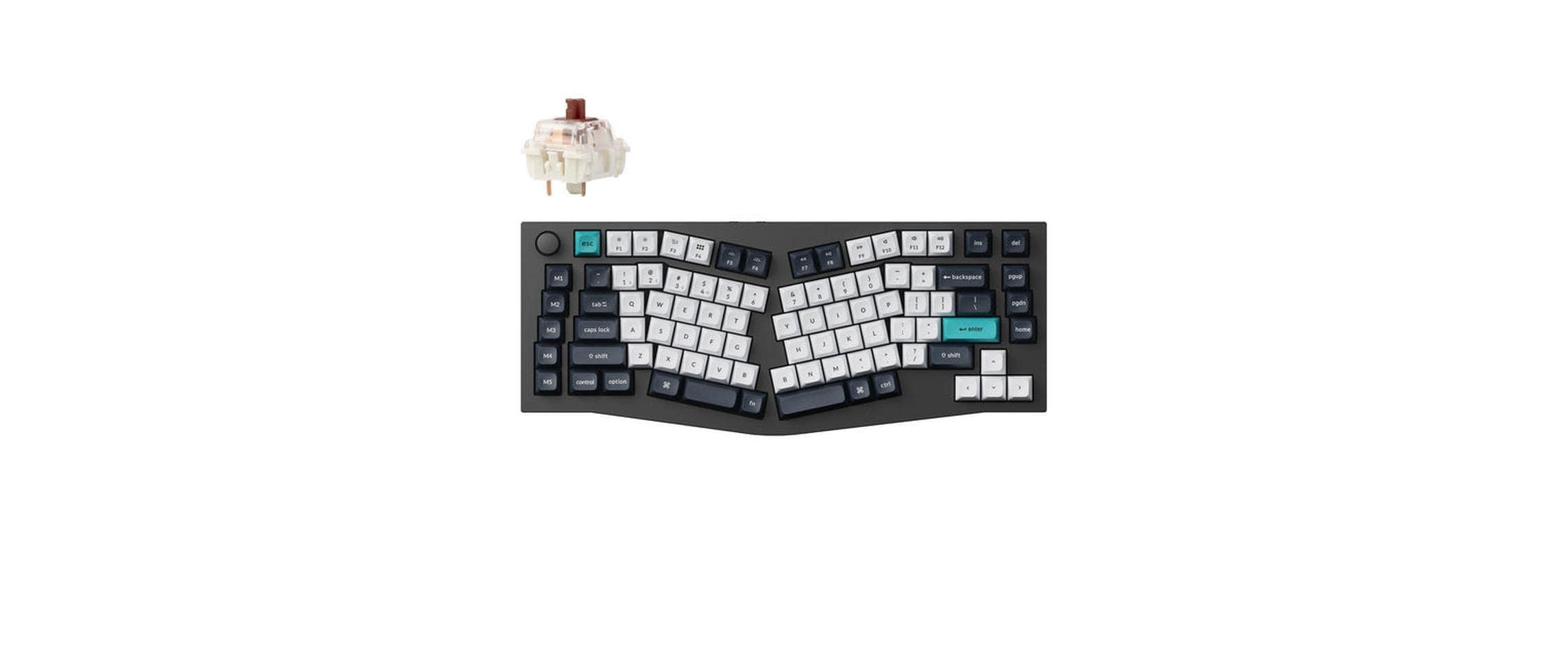   Clavier de jeu »Keychron Q10 Max Black QMK Brown Switch« ()