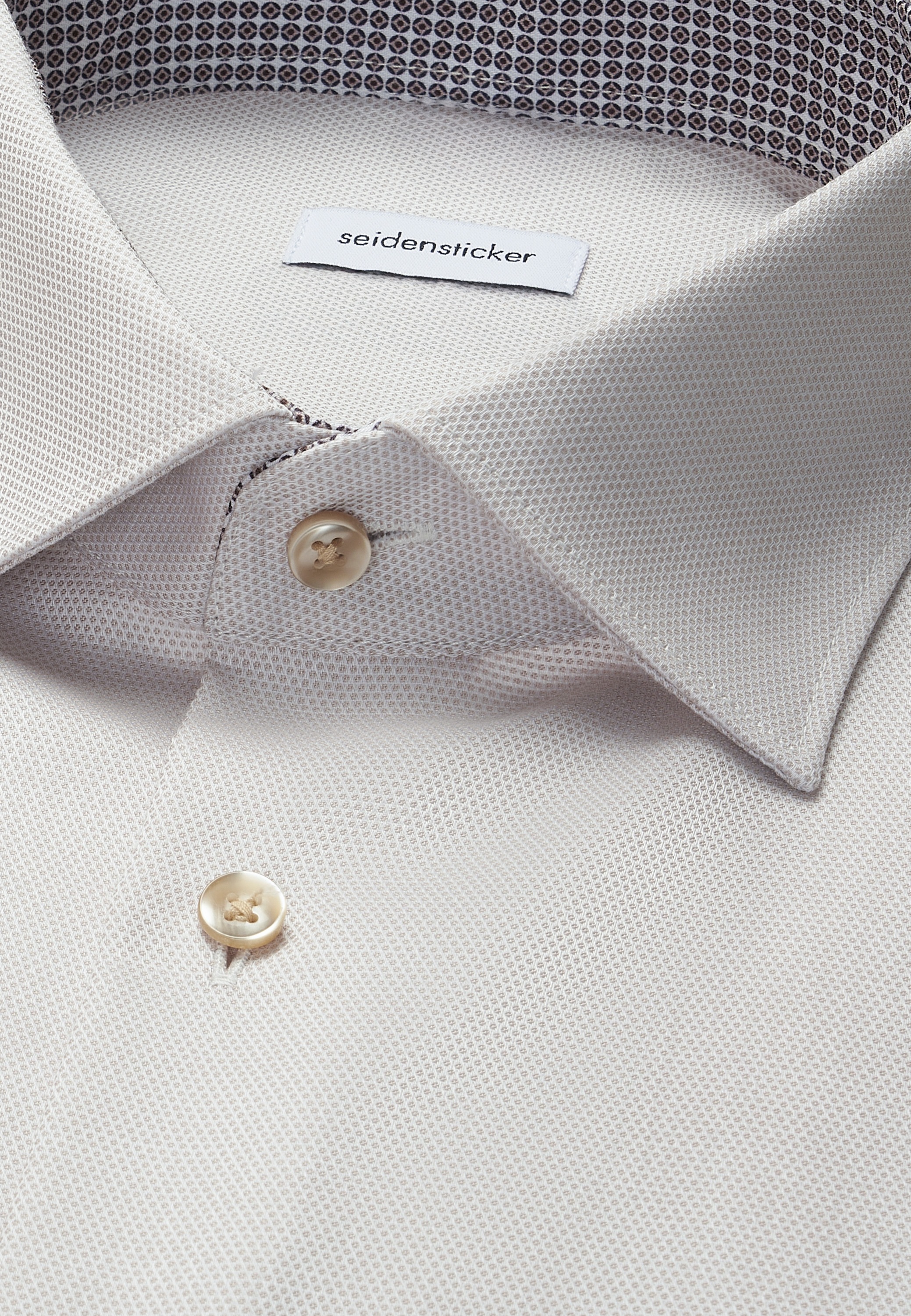 seidensticker Businesshemd »Schwarze Rose« Regular 1/1 Kentkragen Struktur