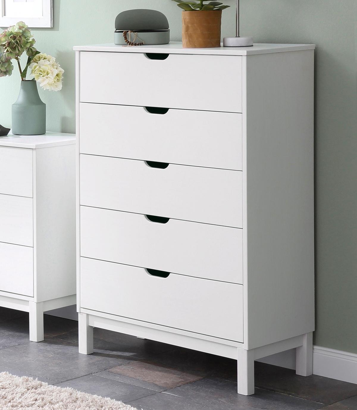 GOODproduct Commode »Post« massives Kiefernholz, mit vielen Stauraummöglichkeiten, Breite 76 cm