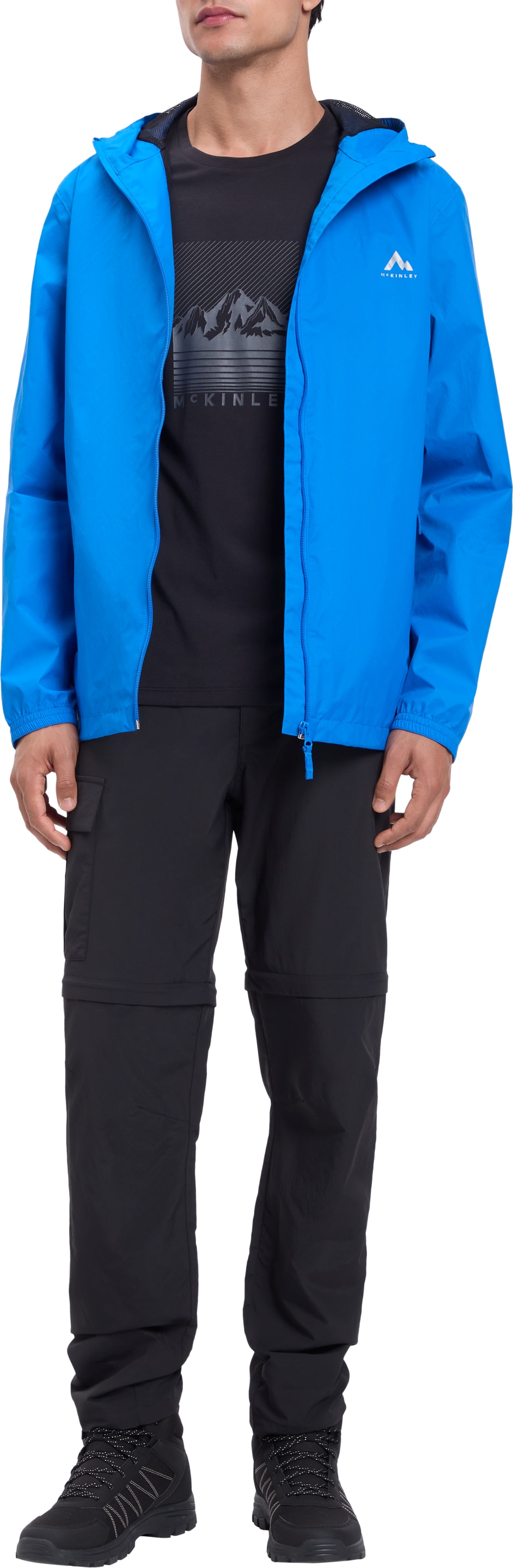 McKINLEY Regenjacke »HE.-REGENJACKE KEREOL V M« sportlicher Stil, mit AQUAMAX-Technologie, winddicht, atmungsaktiv